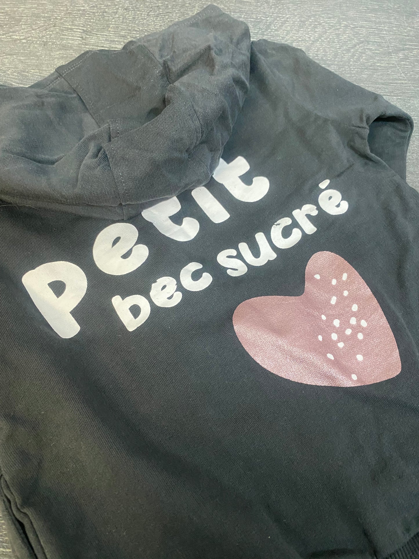 Veste - souris mini - 18-24 mois - print au dos mini imperfections