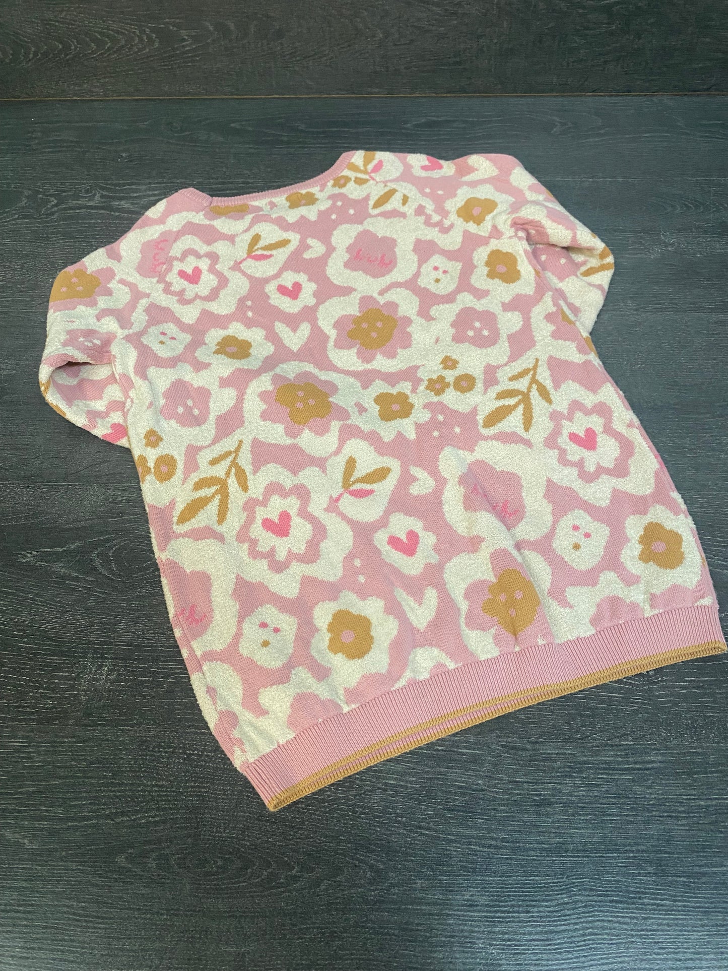 Friperie - tunqiue tricot - 7 ans - souris mini