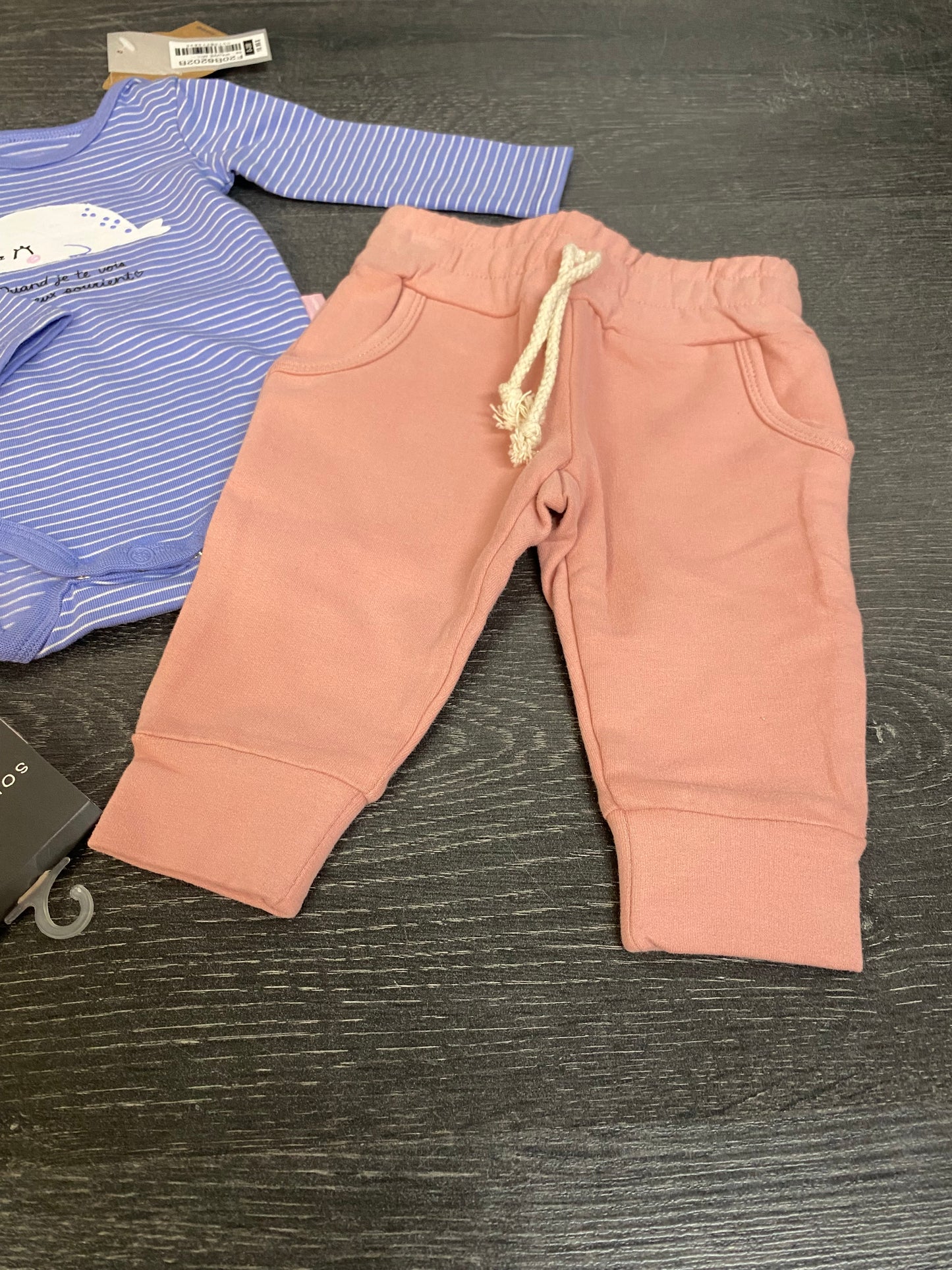 Cache couche - pantalon 0-3 mois et bas 3-6 mois
