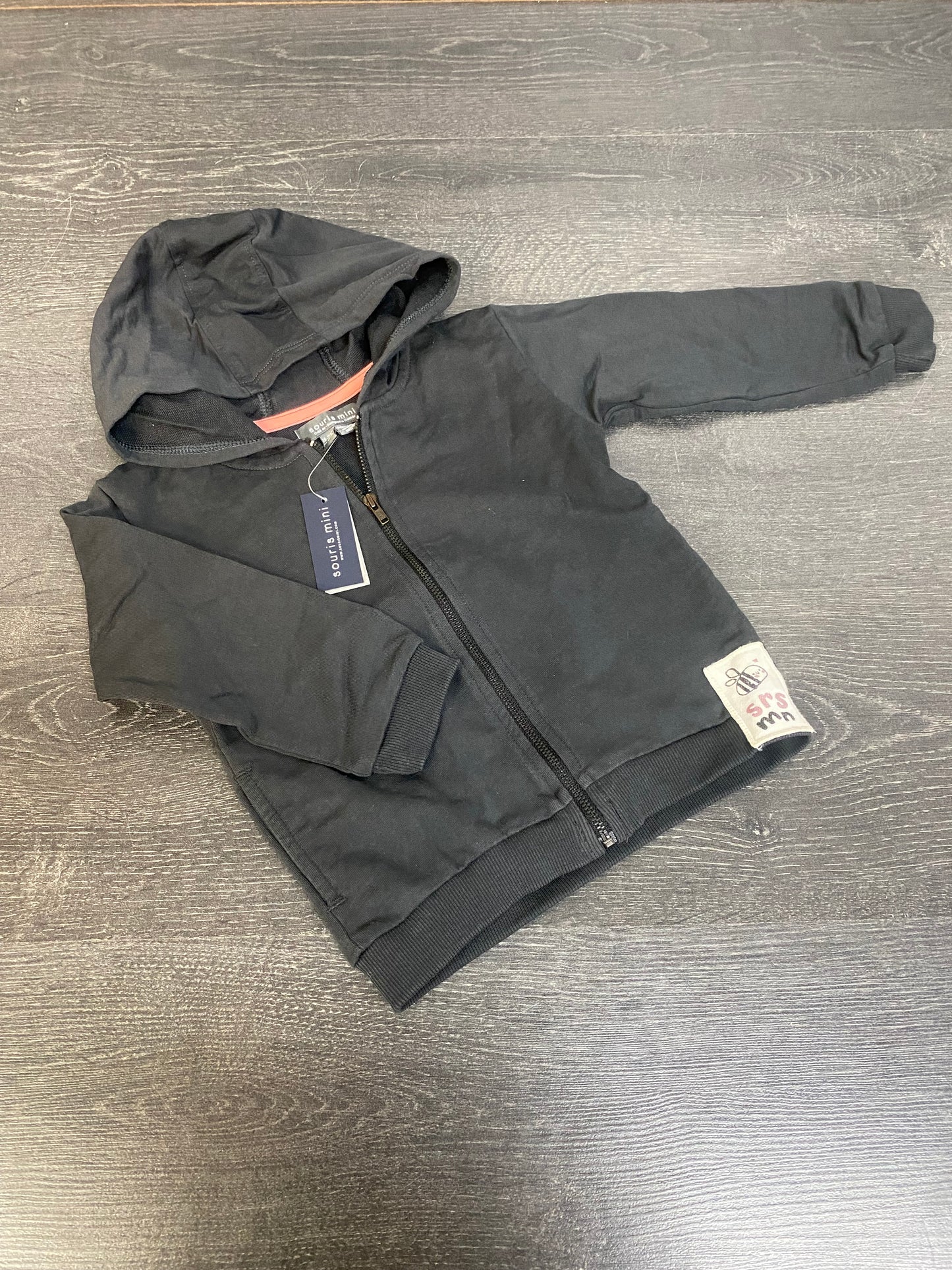 Veste - souris mini - 18-24 mois - print au dos mini imperfections