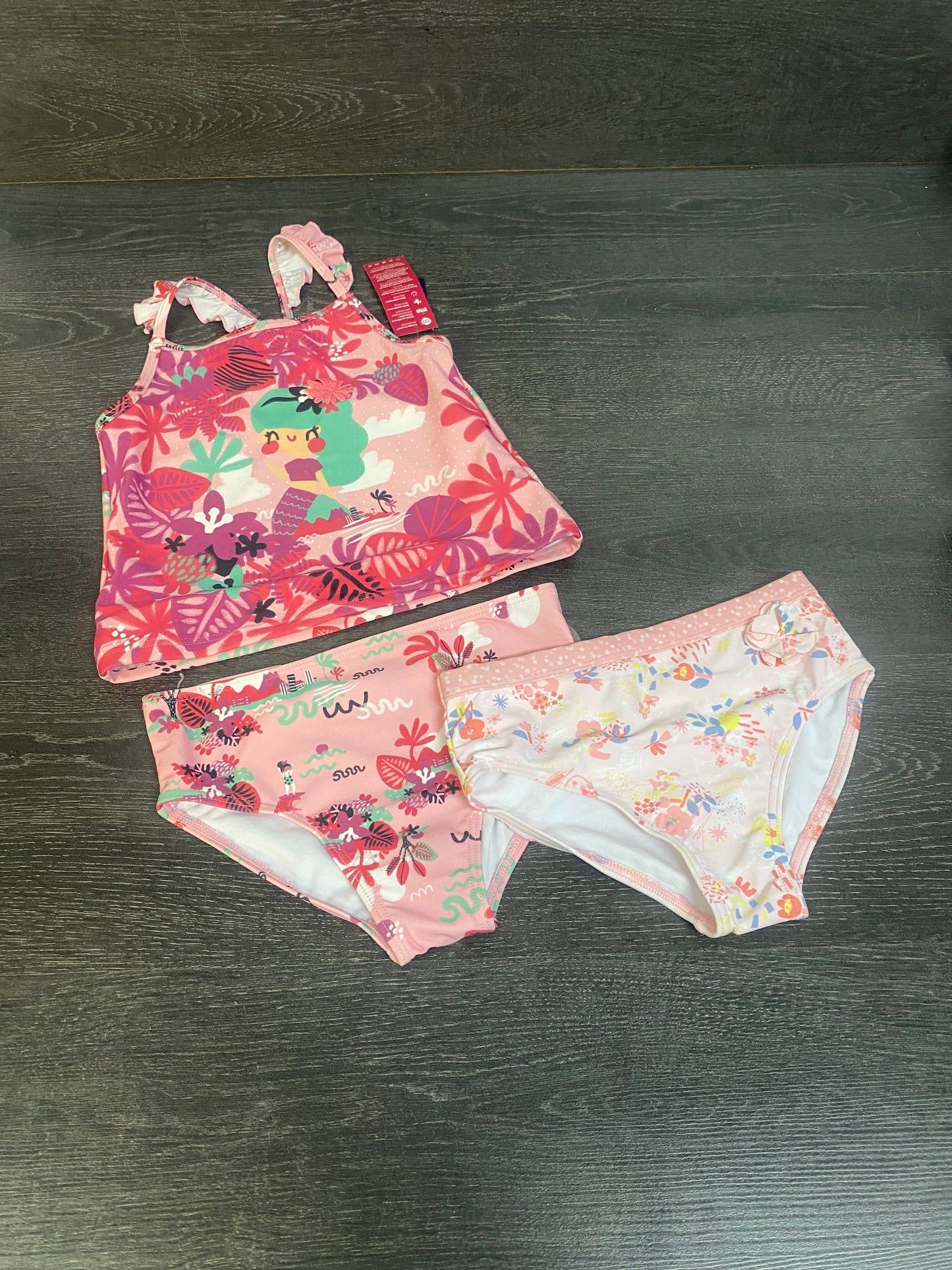 Maillot 2 pieces et culotte bikini - 10 ans - 20$