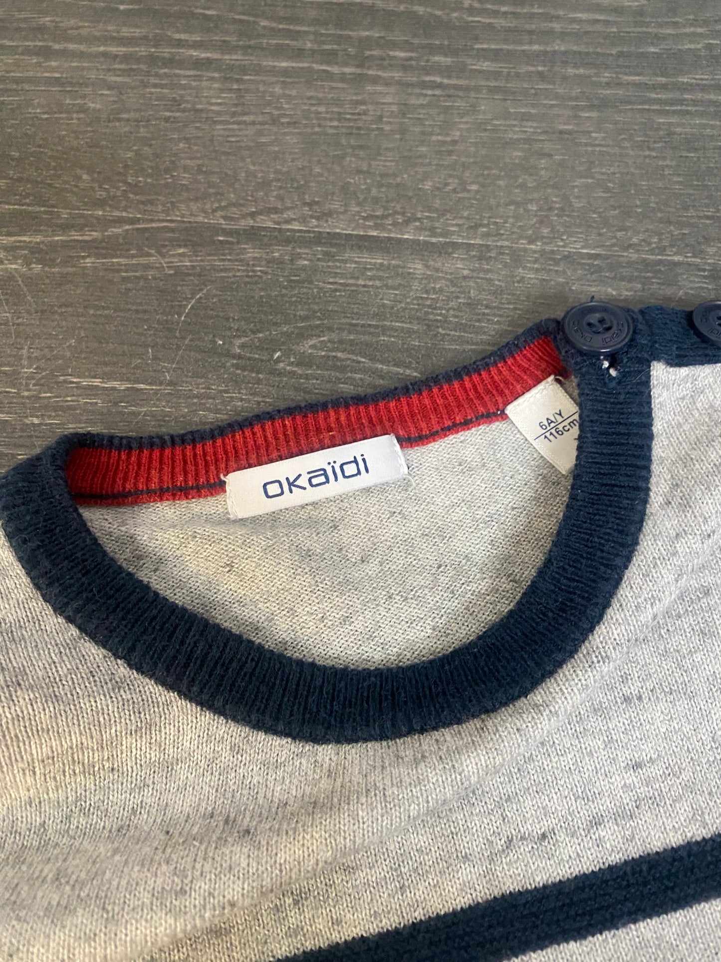 Friperie - Unisexe - tricot - okaidi - 6 ans - comme neuf