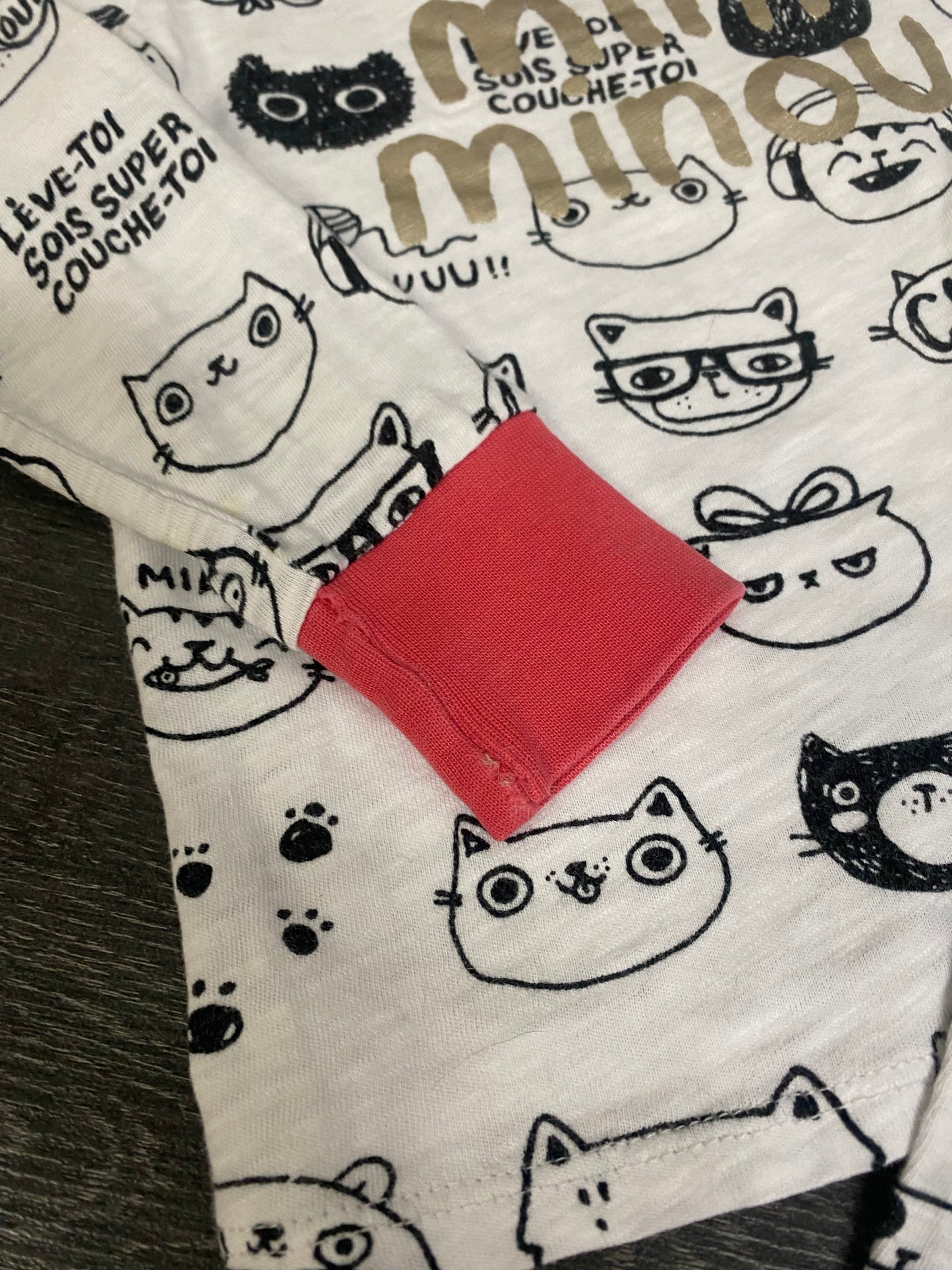 Friperie - imparfait - 12-18 mois - souris mini - pyjama - voir la note