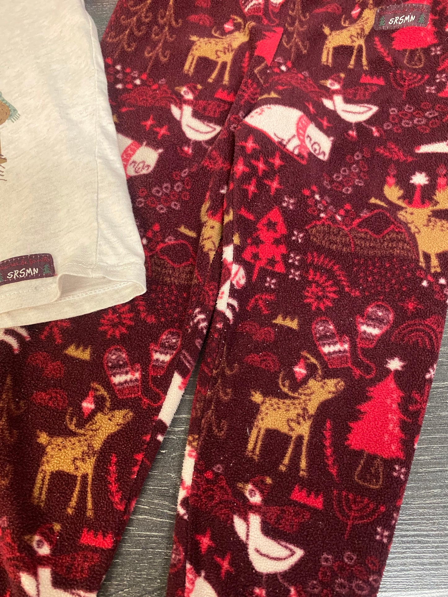 Friperie - pyjama noel - 4 ans - souris mini