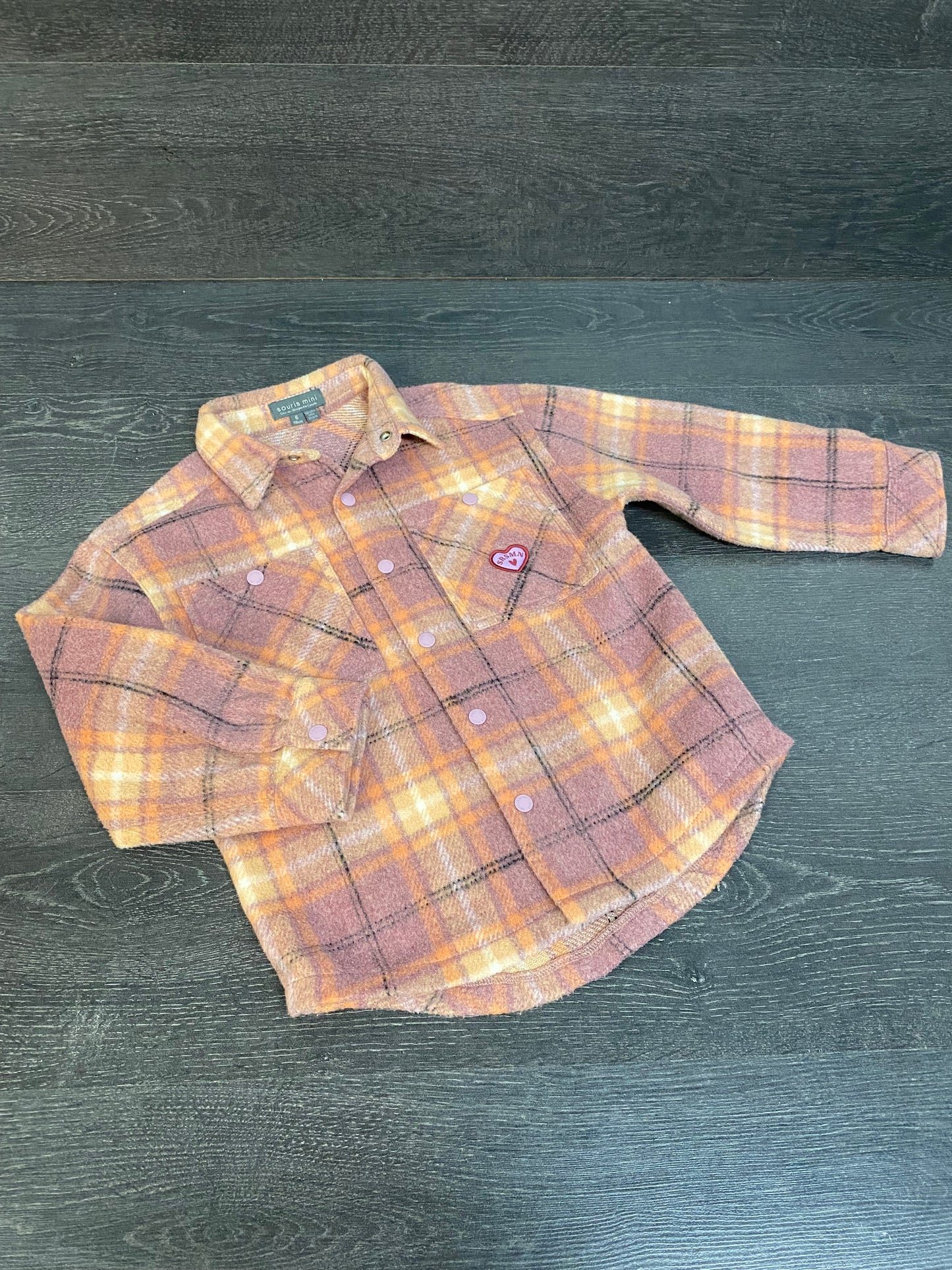 Reservé - Friperie - veste carreaux sm - 6 ans