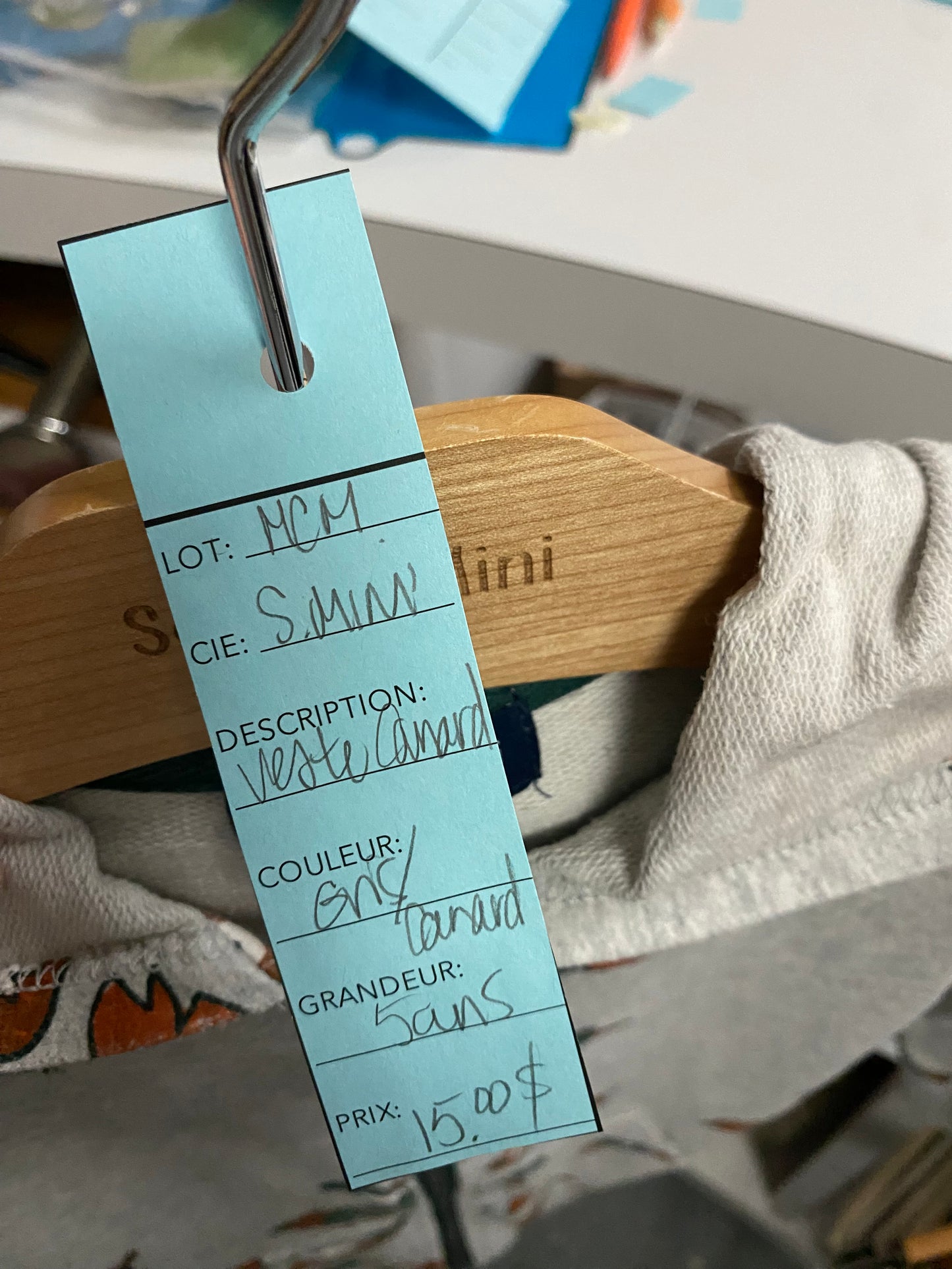 Friperie - veste - 5 ans - souris mini