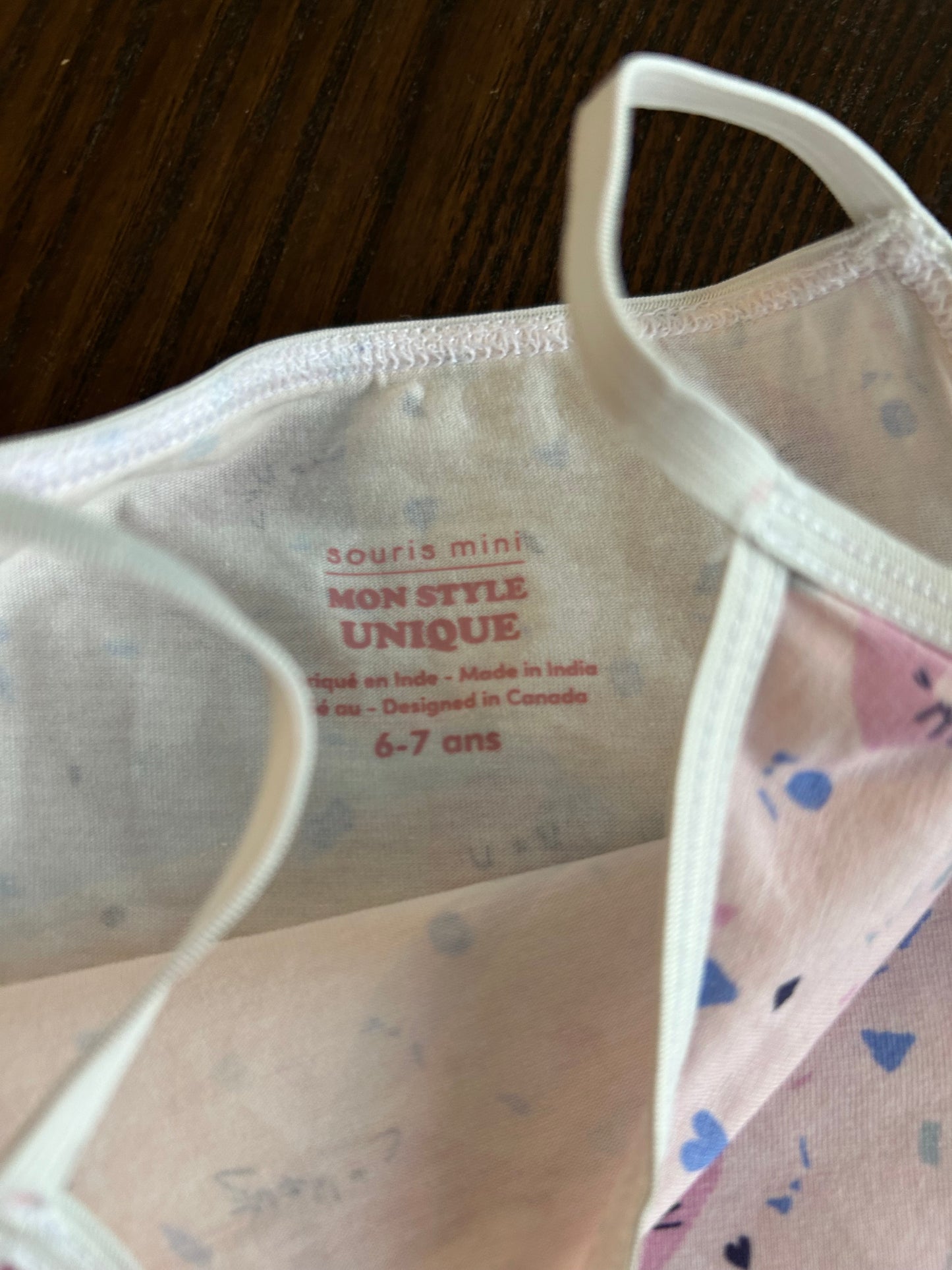 Neuve - Souris Mini - camisole - 6-7 ans