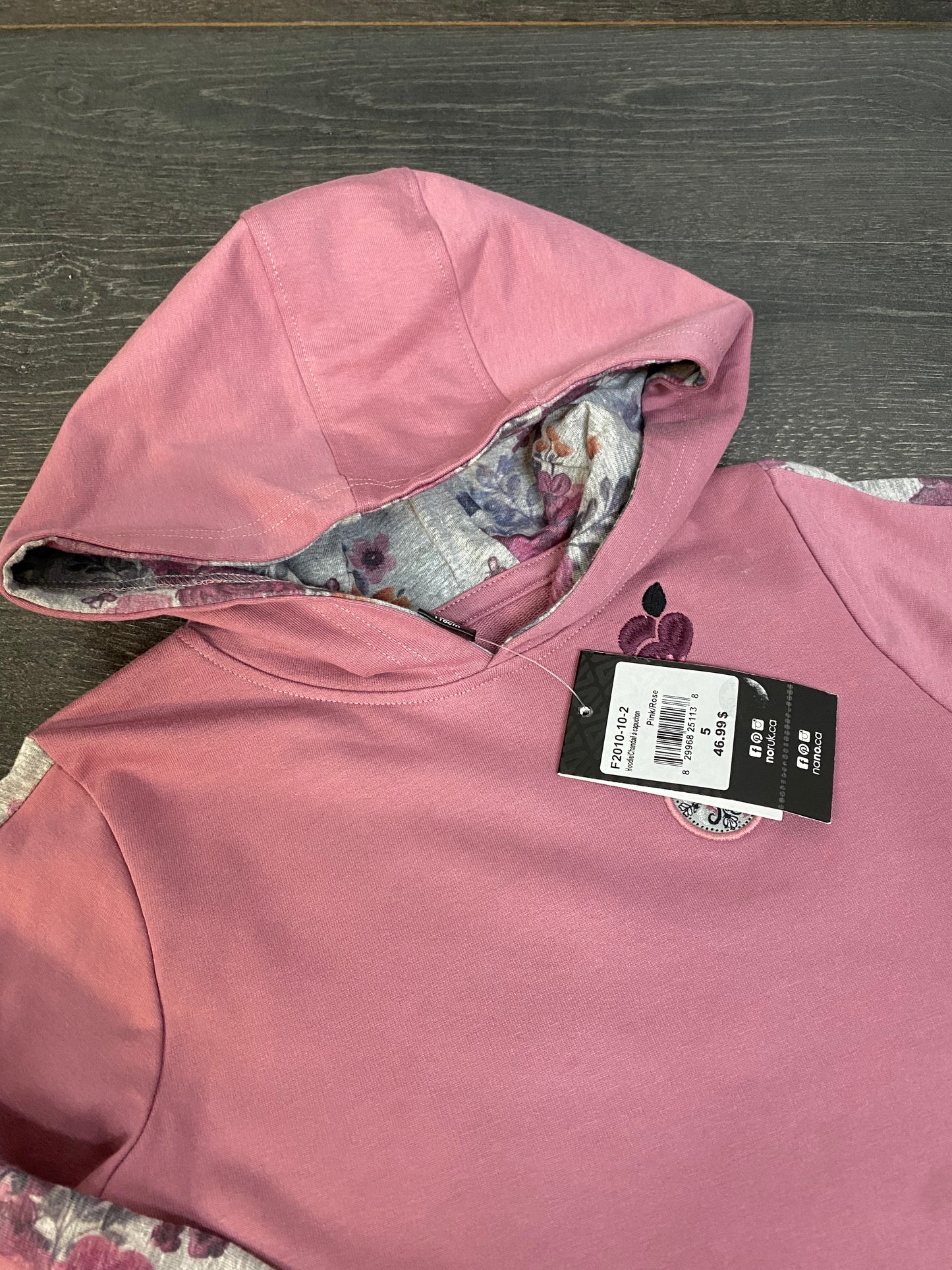 Gilet capuchon - nano - 5 ans - neuf