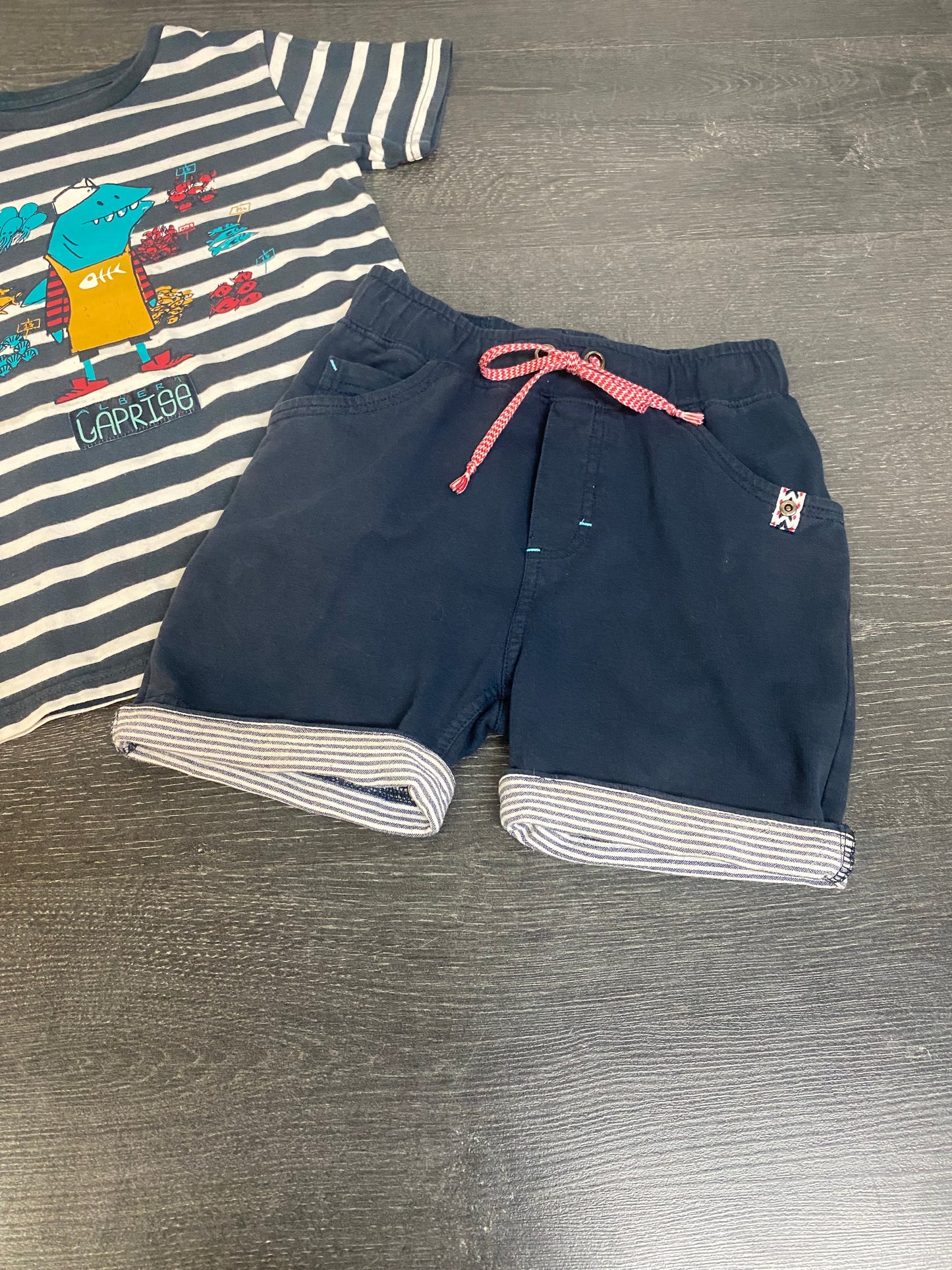Duo short 6 ans et t - shirt 7 ans souris mini