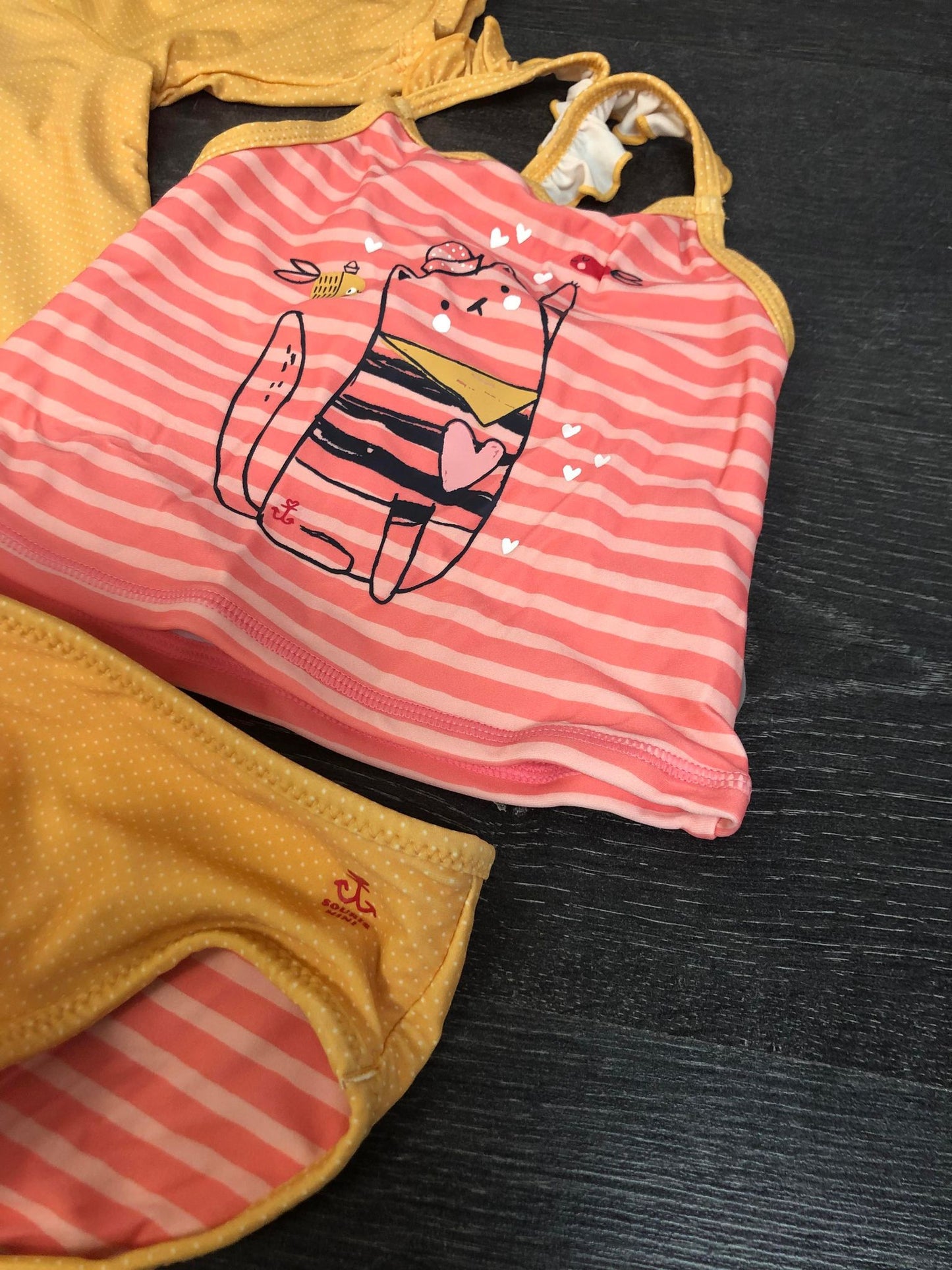 Duo Maillot 2 pieces et rashguard - Souris mini - voir les grandeurs