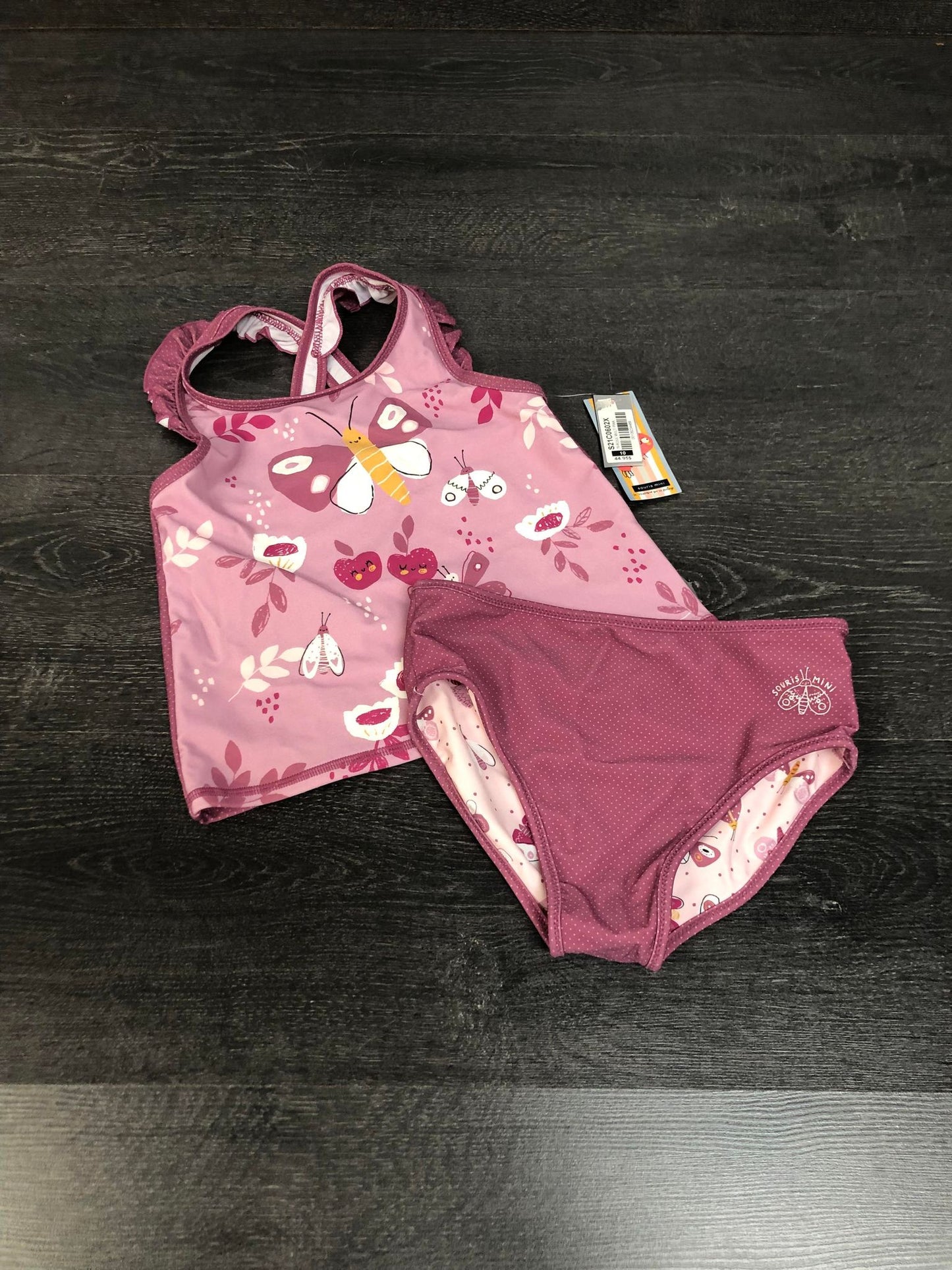 Maillot 2 pieces - souris mini -10 ans ou 12 ans