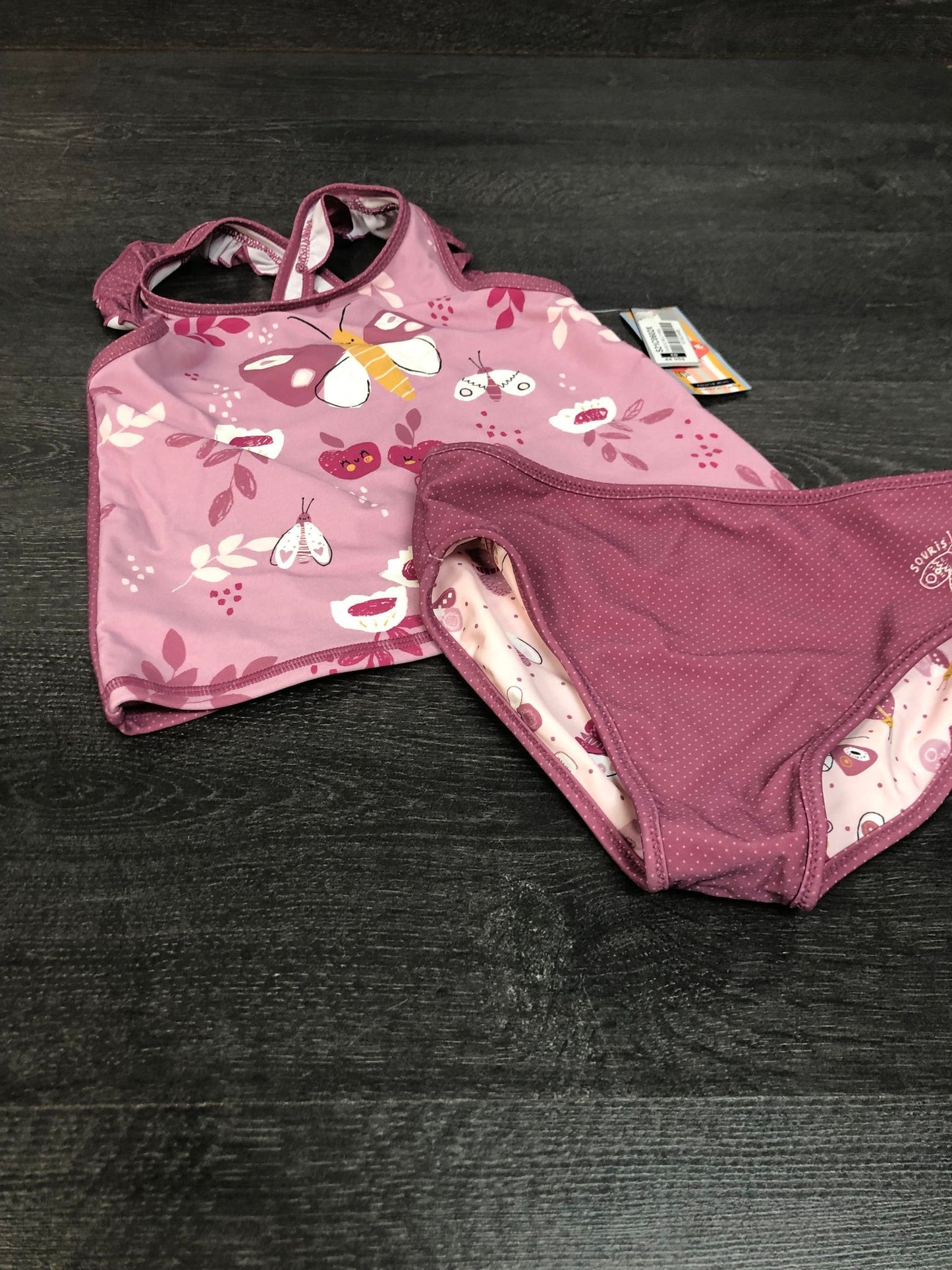 Maillot 2 pieces - souris mini -10 ans ou 12 ans