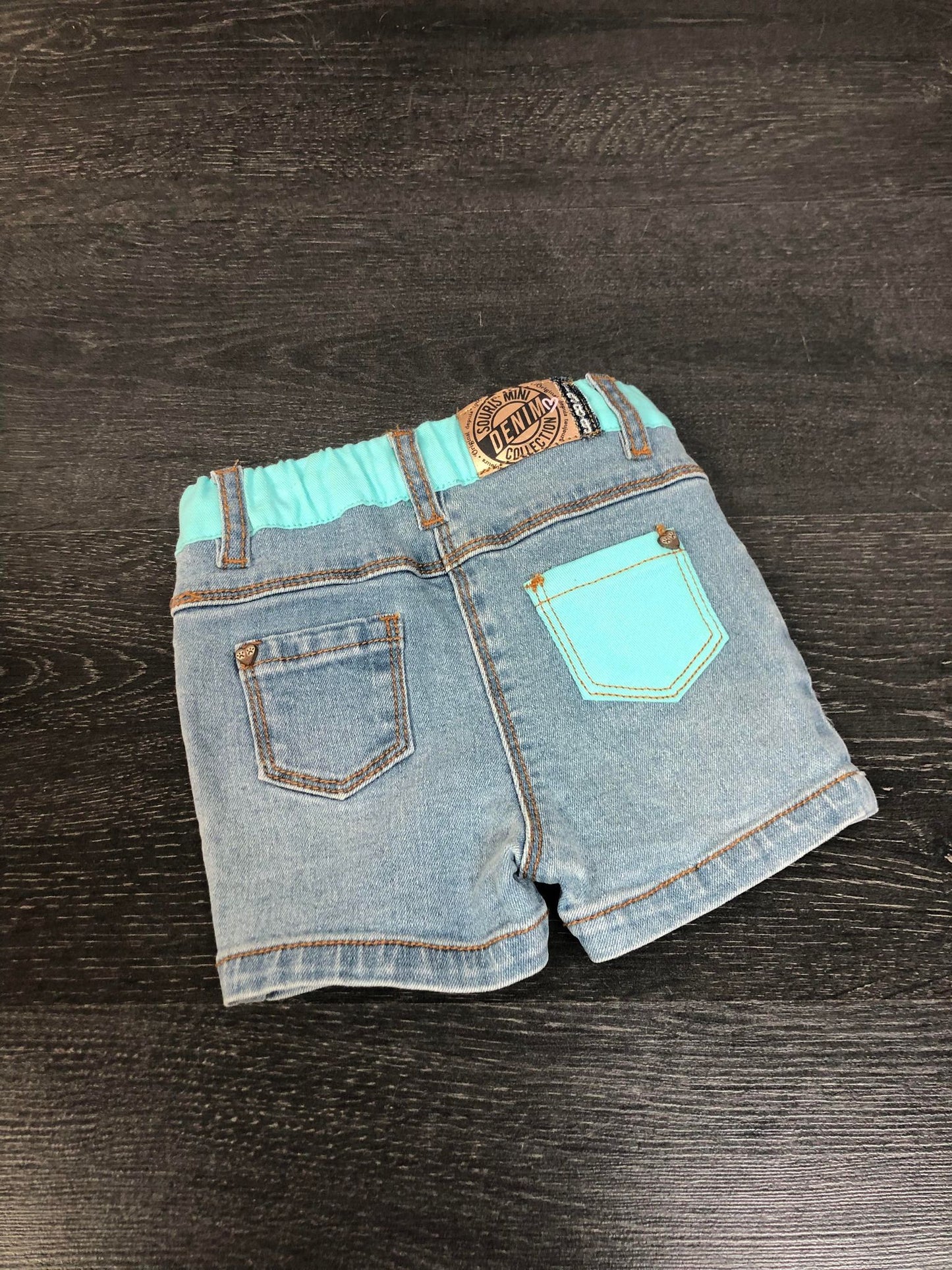 Short jeans extensible - Souris mini - voir les grandeurs