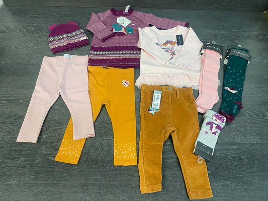 Lot vetements et accessoires - 9-12 mois - 110$