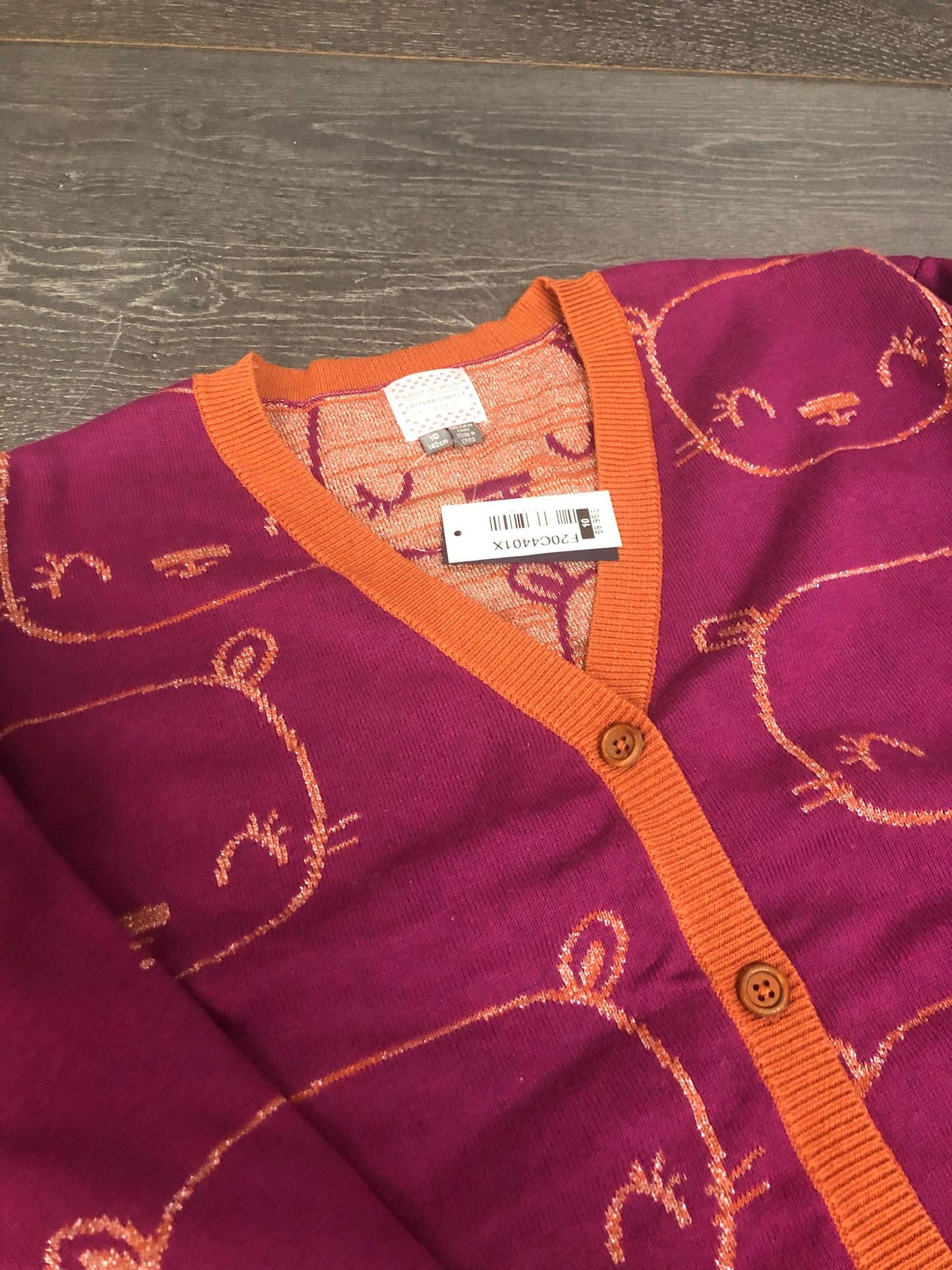 Veste longue - Souris mini - 10 ans