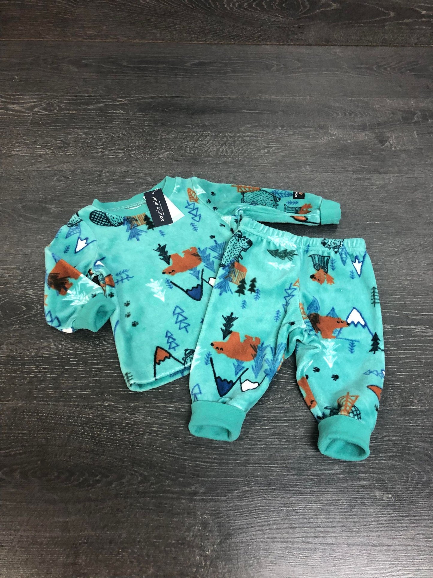 Pyjama 2 pièces - Souris mini - 3-6 mois