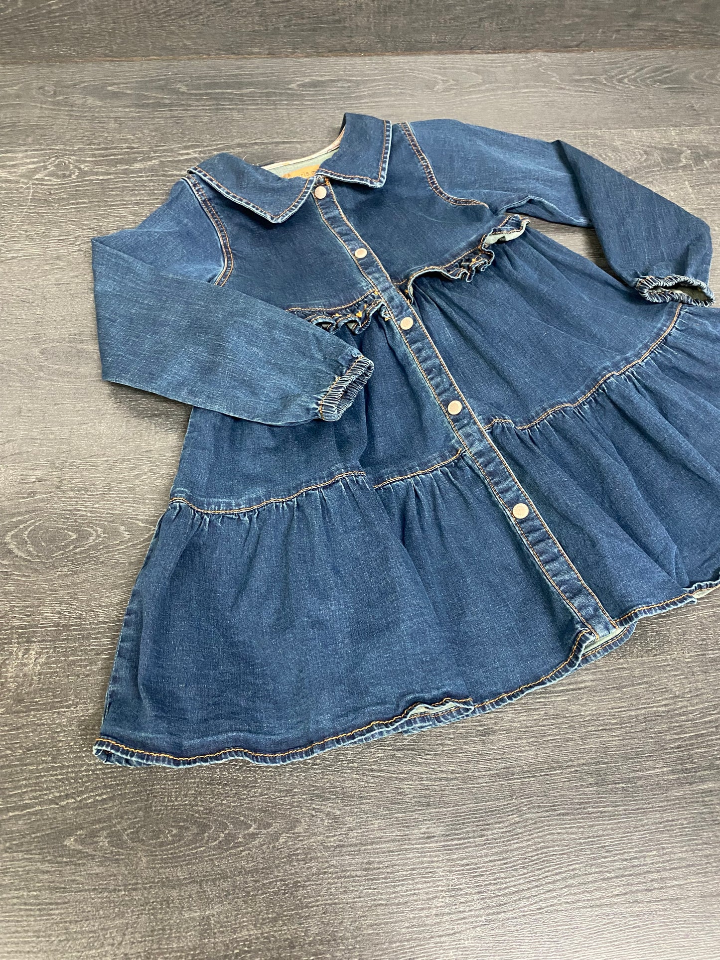 Friperie - robe de jeans - souris mini - 5 ans
