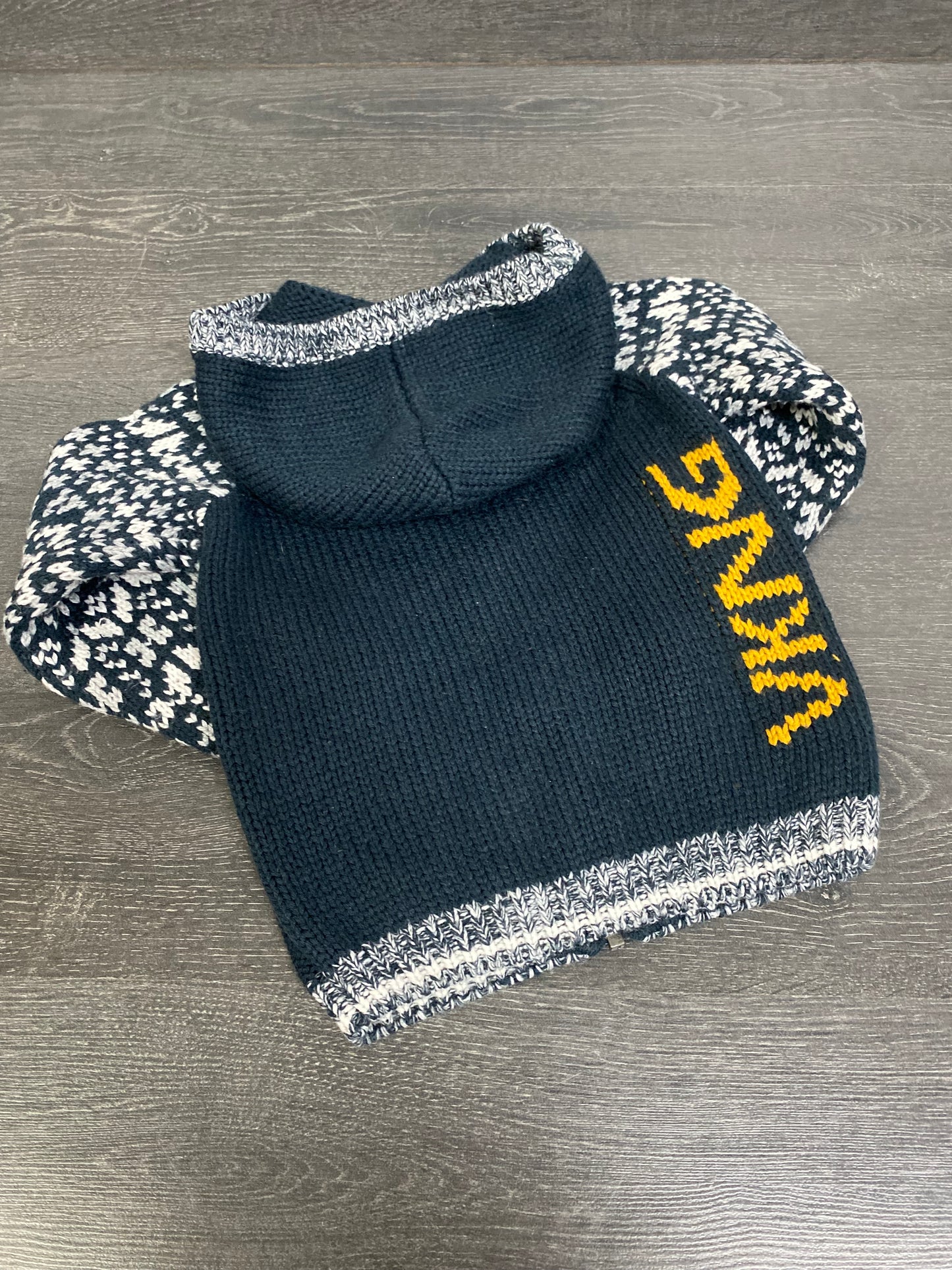 Friperie - veste de tricot - 5 ans - souris mini