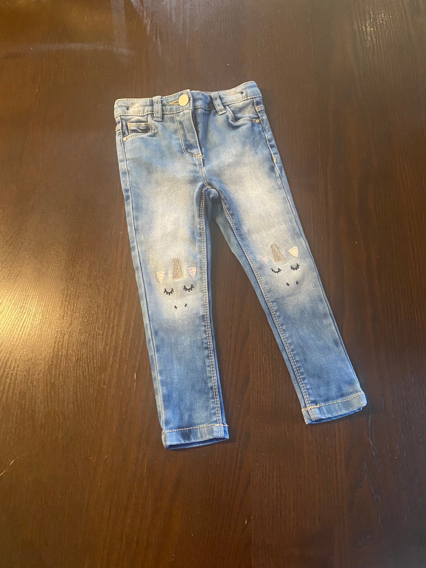 Friperie - next - jeans skinny - 3 ans