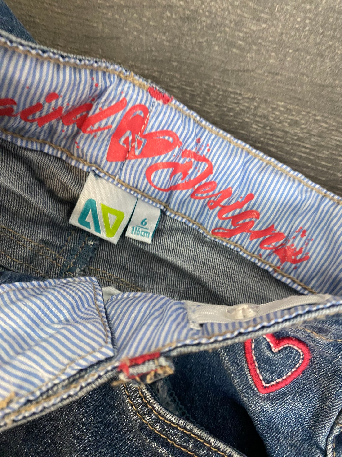 Reservé - MArie christine - Friperie - jeans - nano - 6 ans