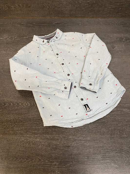 Friperie - chemise - 8 ans - souris mini