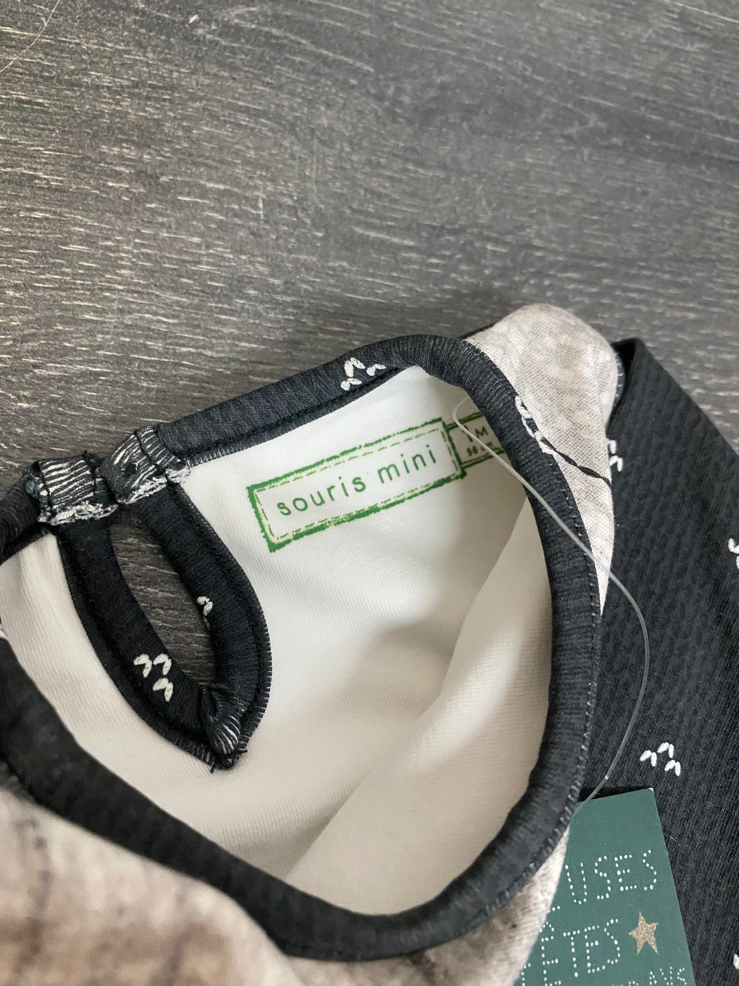 Souris mini et h&m - 1 mois - tunique, collant souris mini et legging