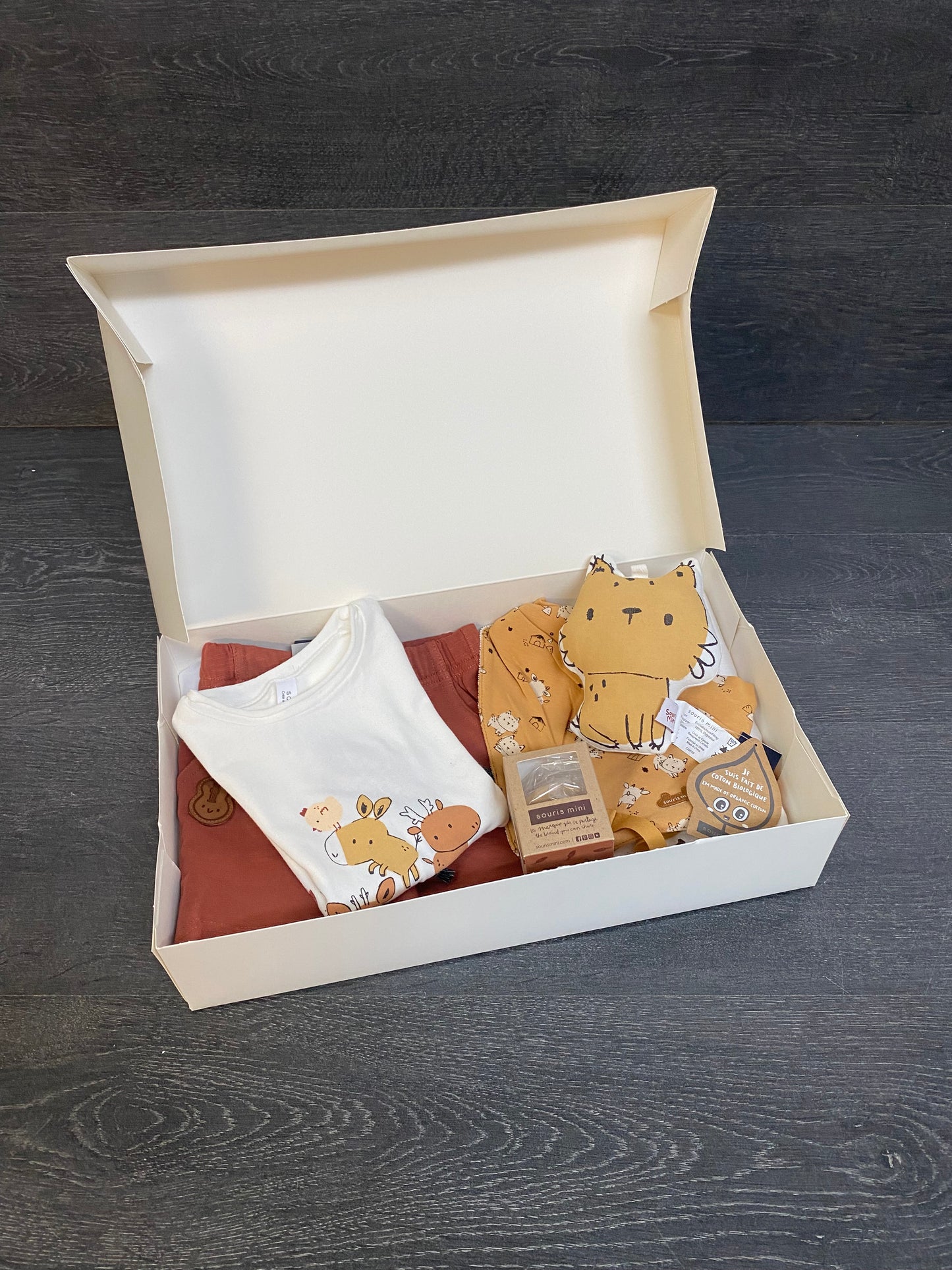 Ensemble cadeau - bebe garcon - 6-9 mois