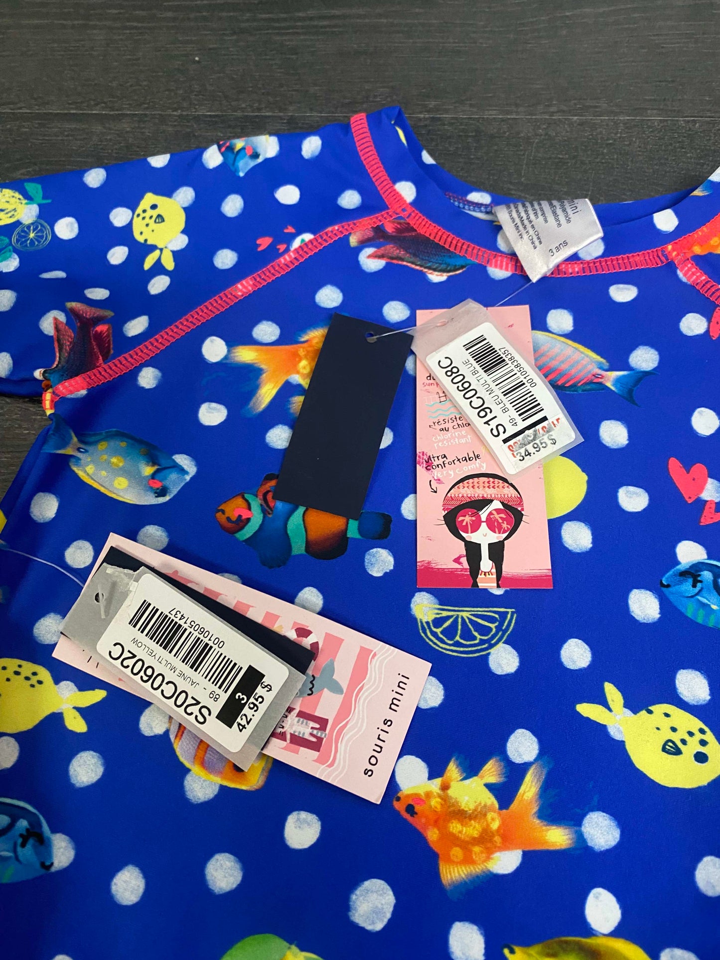PROMO DUO - 25$ - Rashgaurd et maillot - 3 ans
