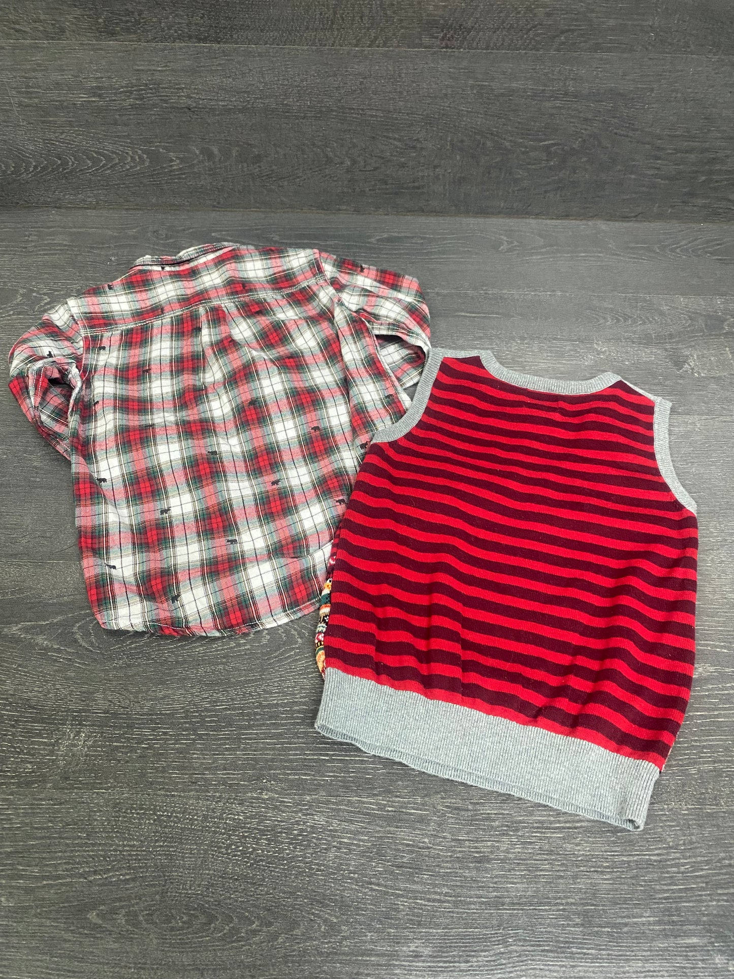 Friperie - chemise et debardeur - 6 ans - souris mini