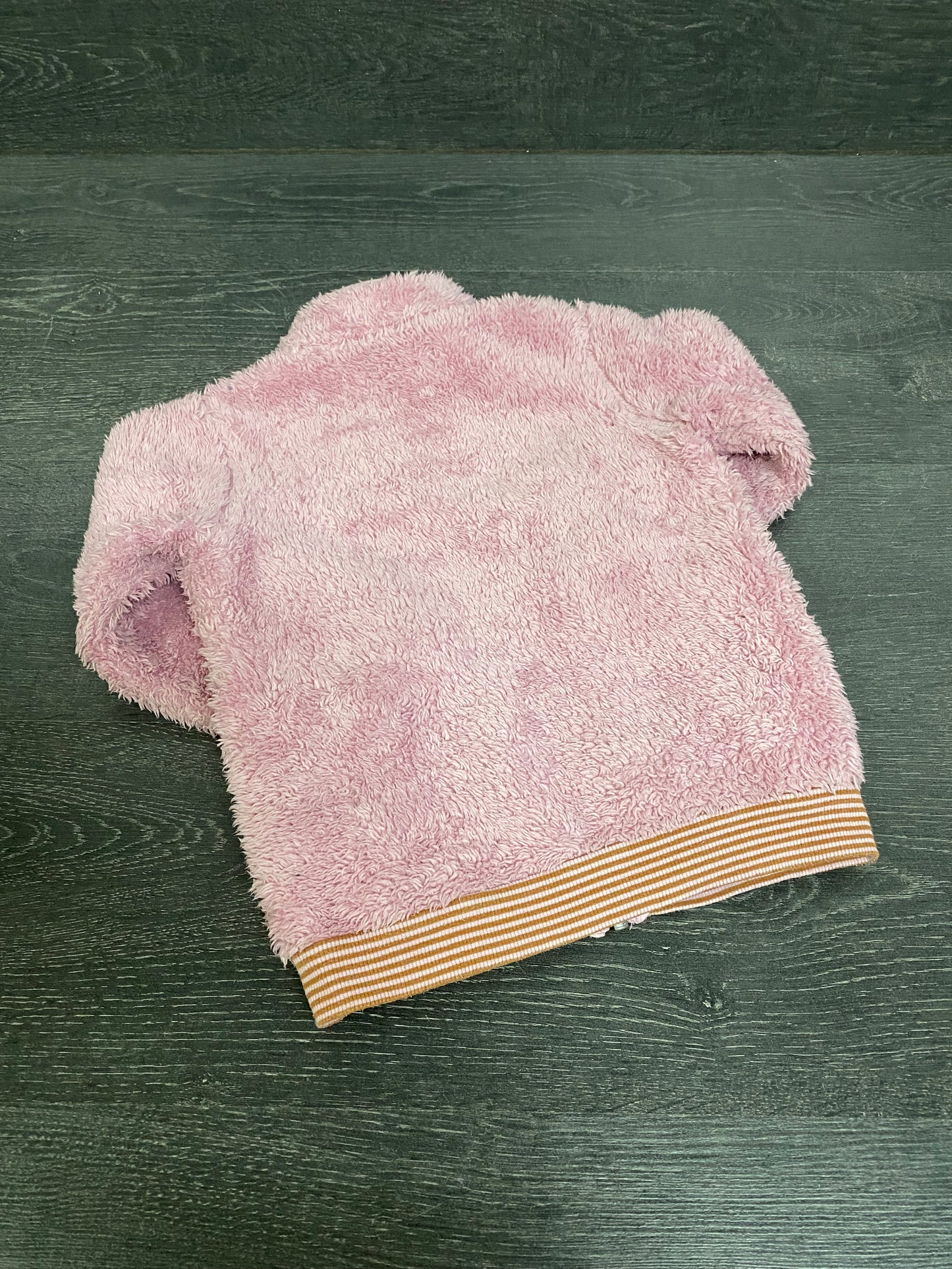 Friperie - manteau automne poilu - 3 ans - souris mini