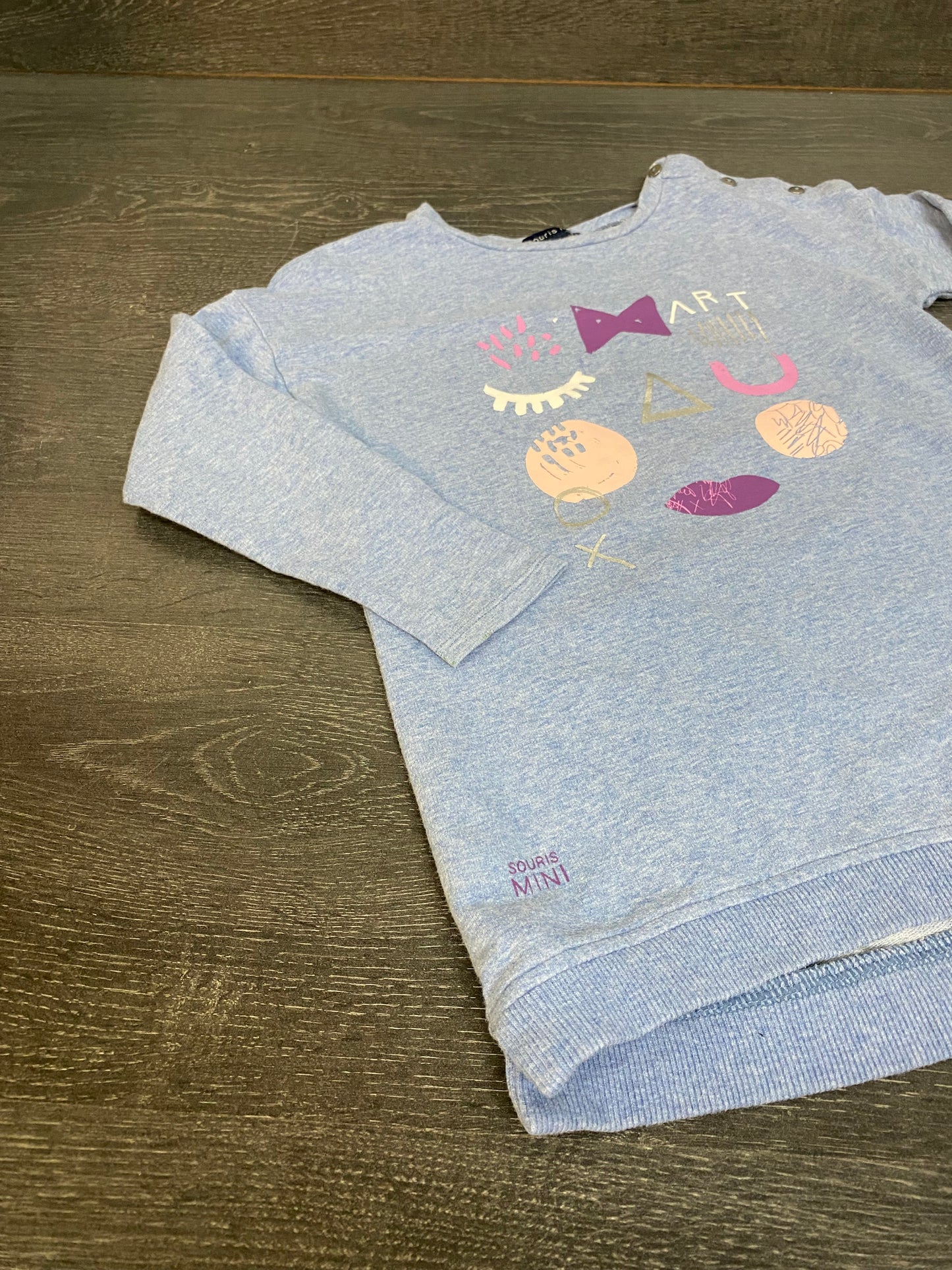 Friperie - tunique - souris mini - 4 ans