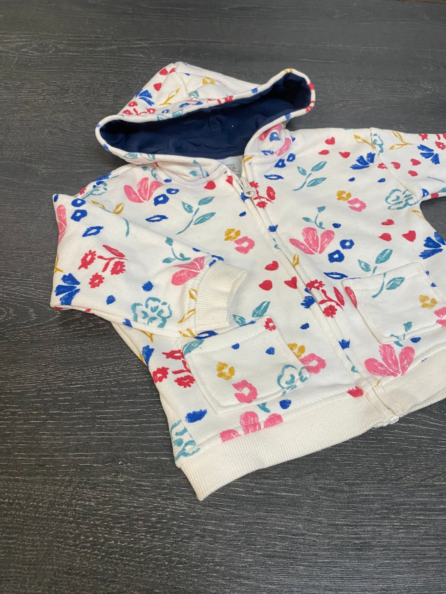 Friperie - veste a capuchon - zara - 9-12 mois