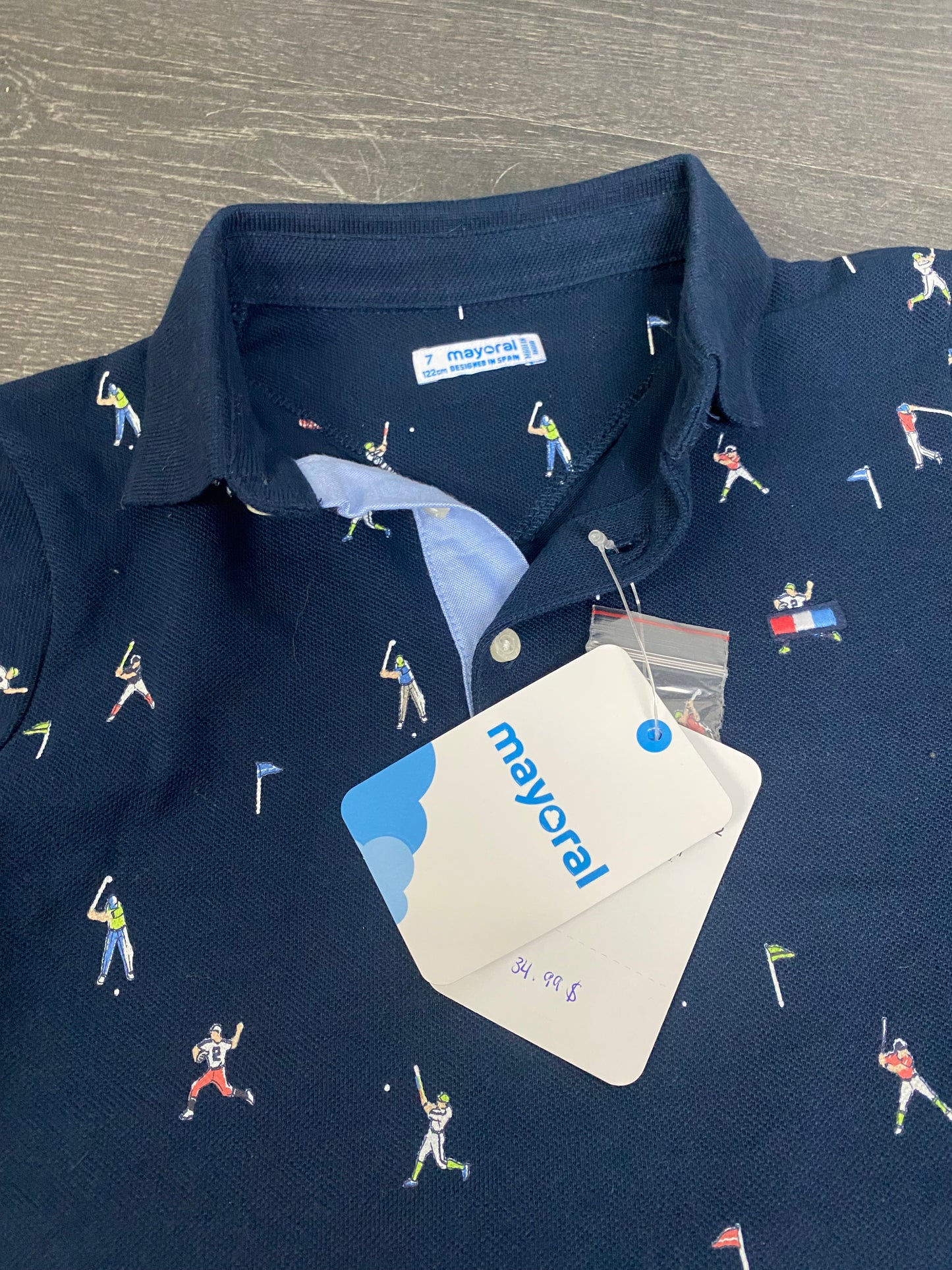 Polo - mayoral - neuf - 7 ans