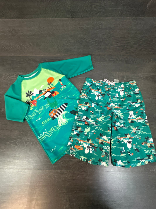 duo rashguard et short maillot 12 ans