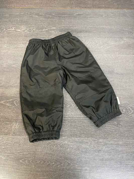 Friperie - nano - pantalon de pluie - noir - 12 mois