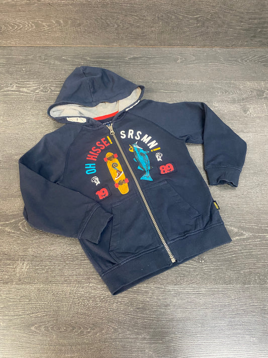 Friperie - veste capuchon - 4 ans - souris mini