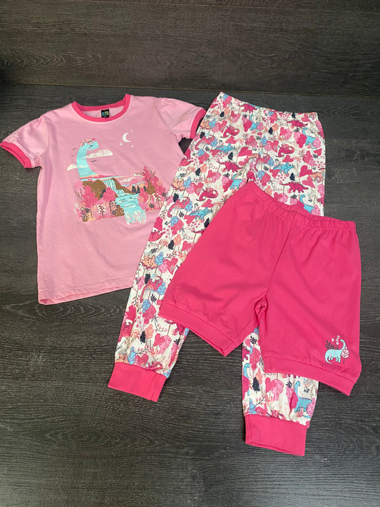 Friperie - pyjama 3 mcx - nano - 7 ans