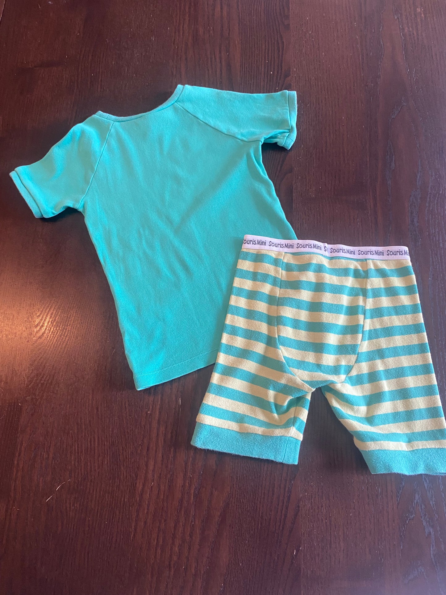 Friperie - pyjama 2 pieces ete - 5-6 ans - etat bien