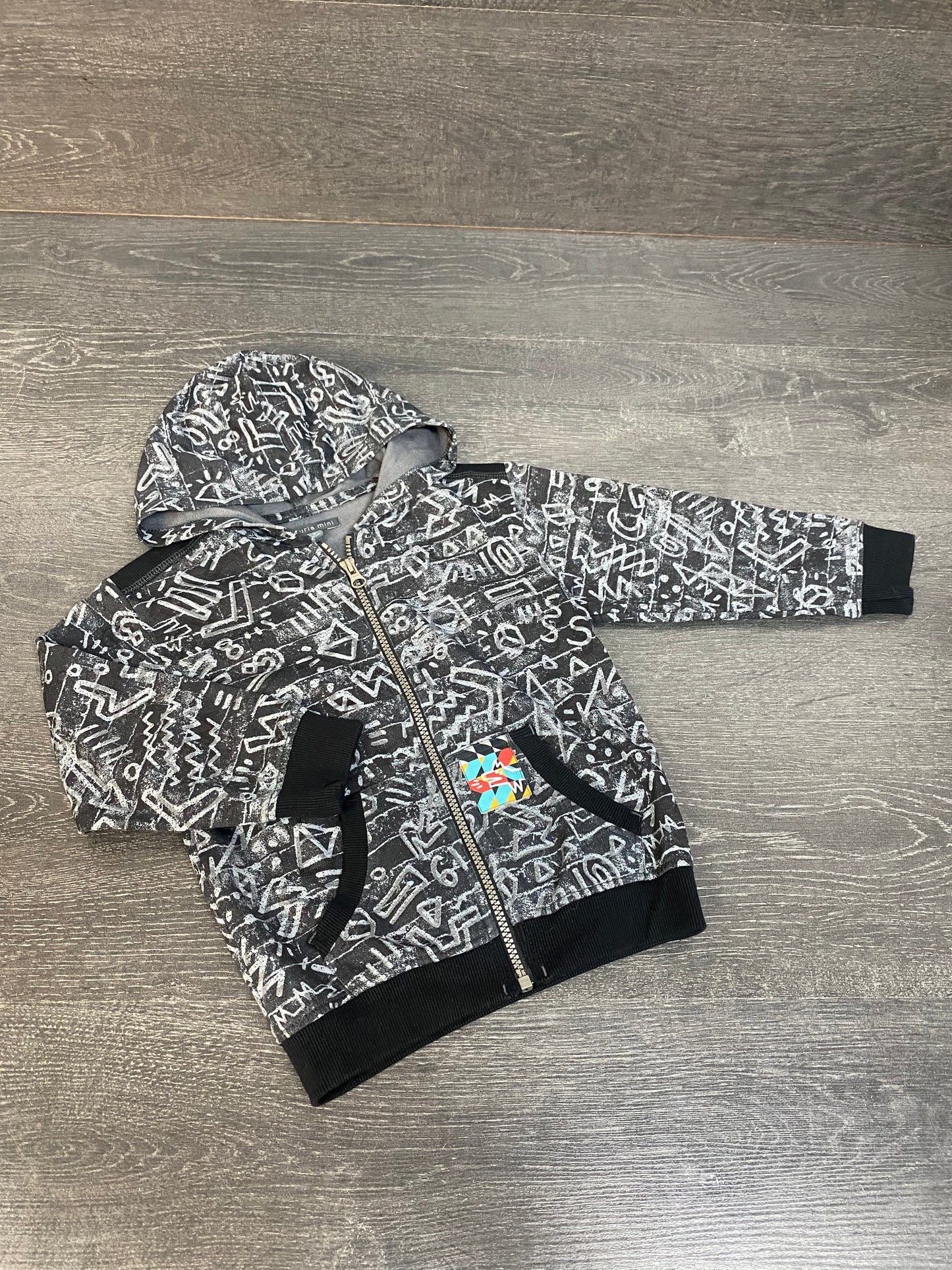 Friperie - veste capuchon - souris mini - 3 ans