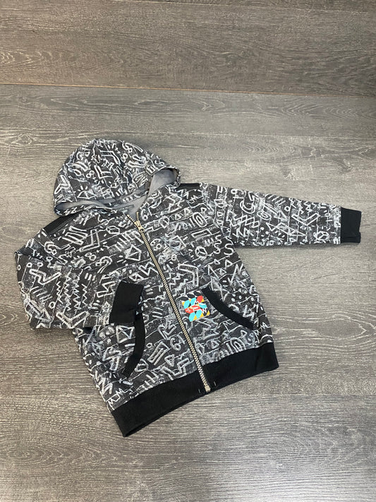 Friperie - veste capuchon - souris mini - 3 ans