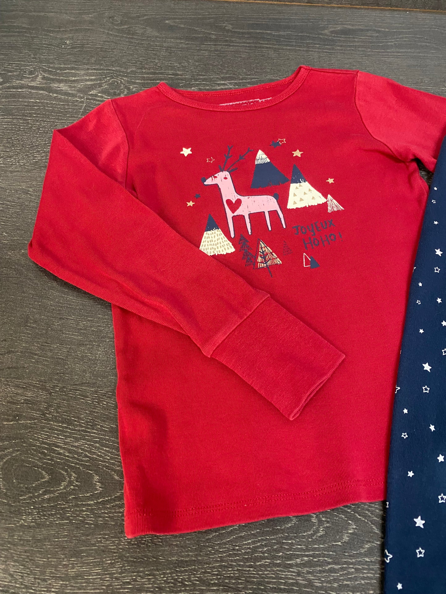 Friperie - pyjama de noel - 4-5 ans - souris mini