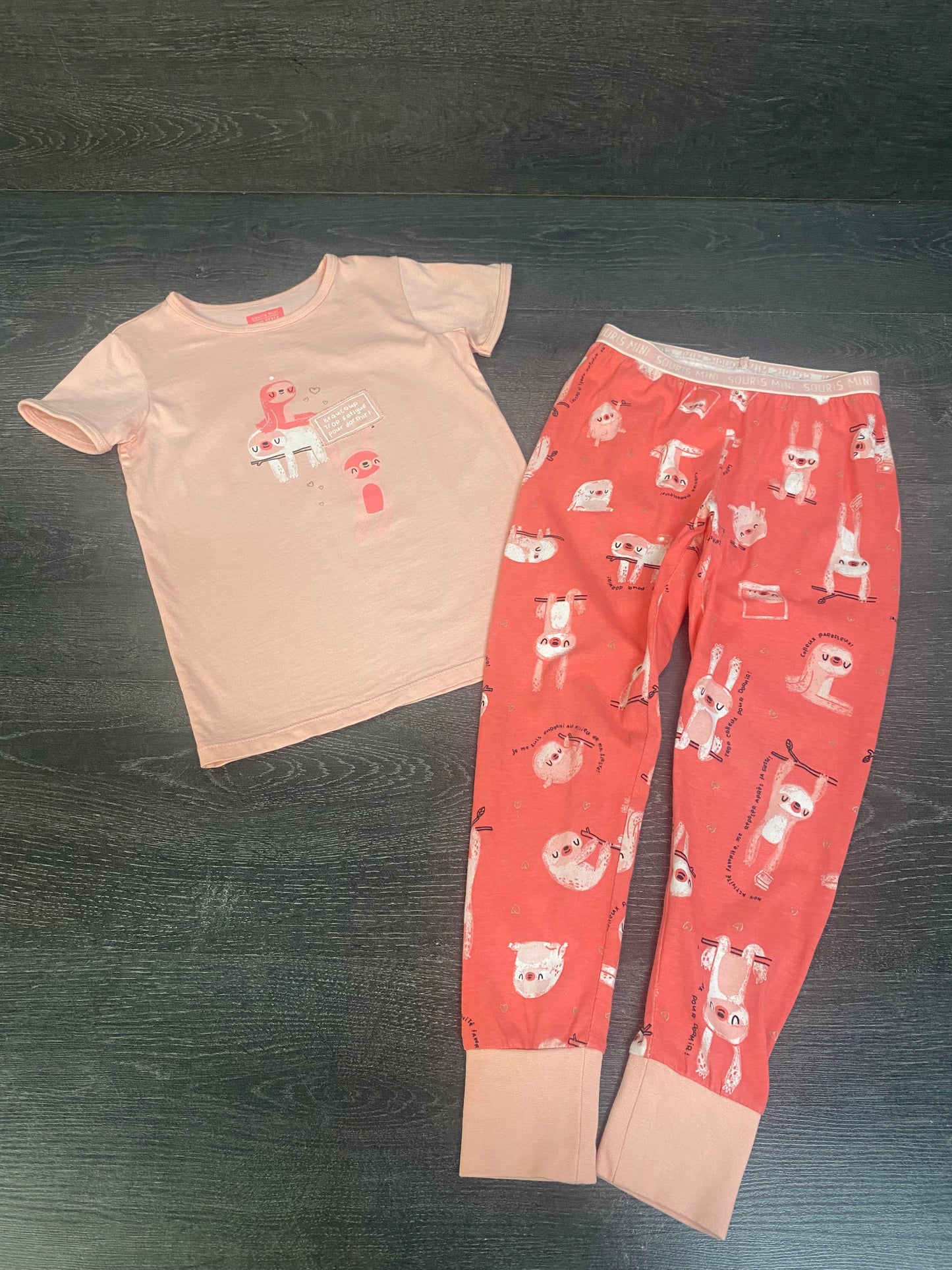 Reservé - Friperie - pyjama - souris mini - 6 ans