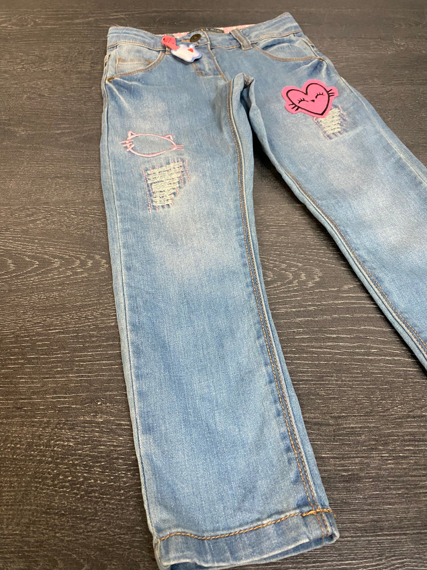Friperie - jeans - 3 ans - souris mini
