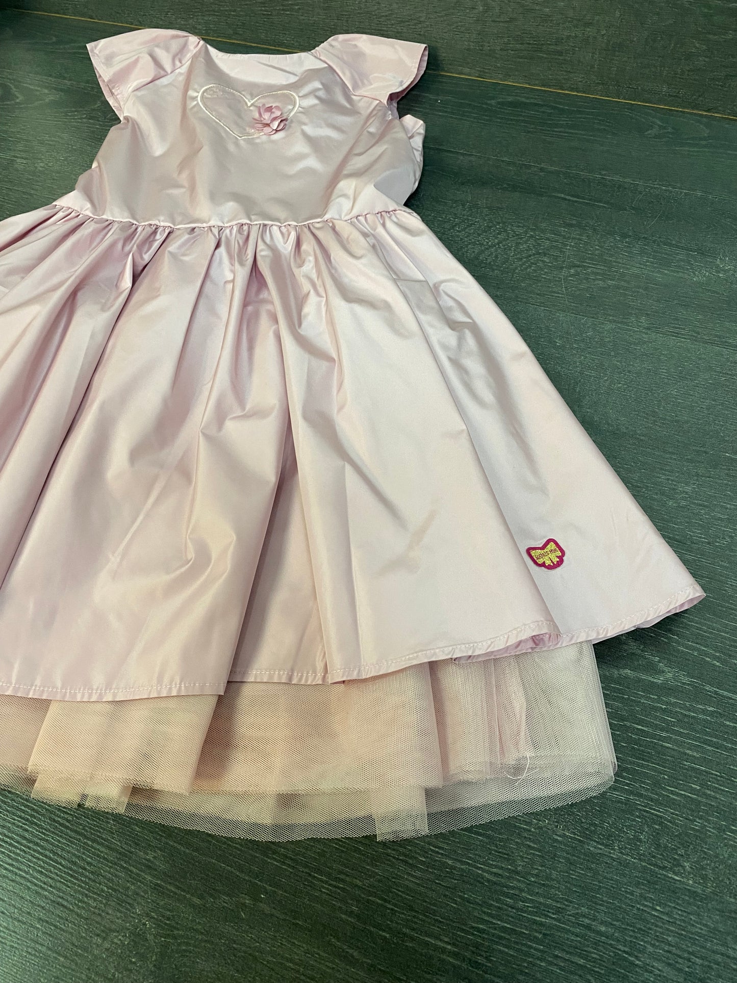 Robe taffetas - souris mini - 12 ans