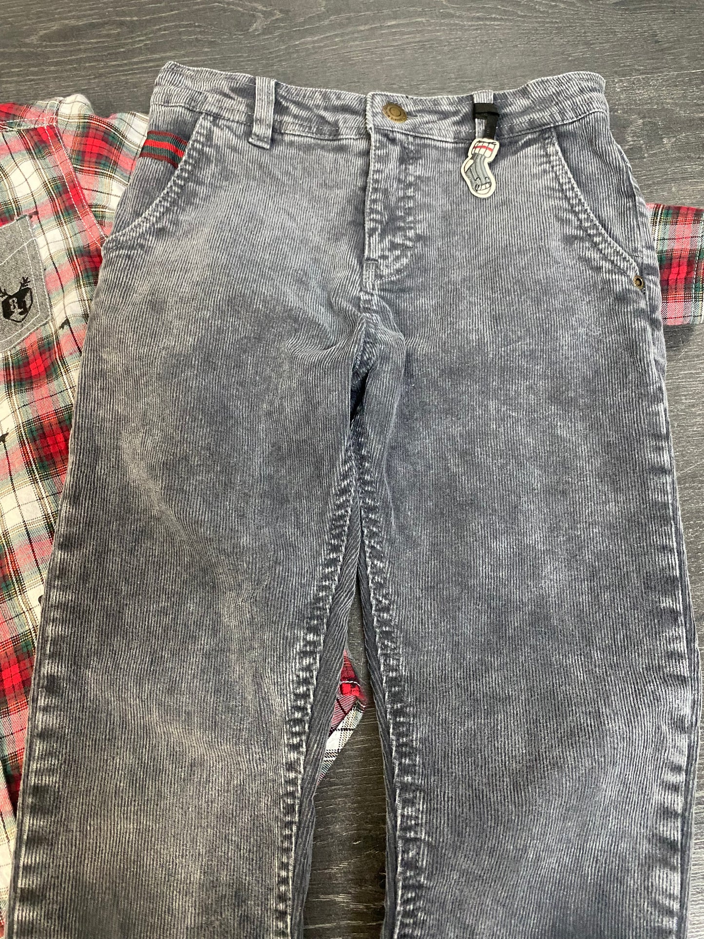Friperie 7 ans - chemise et pantalon - souris mini