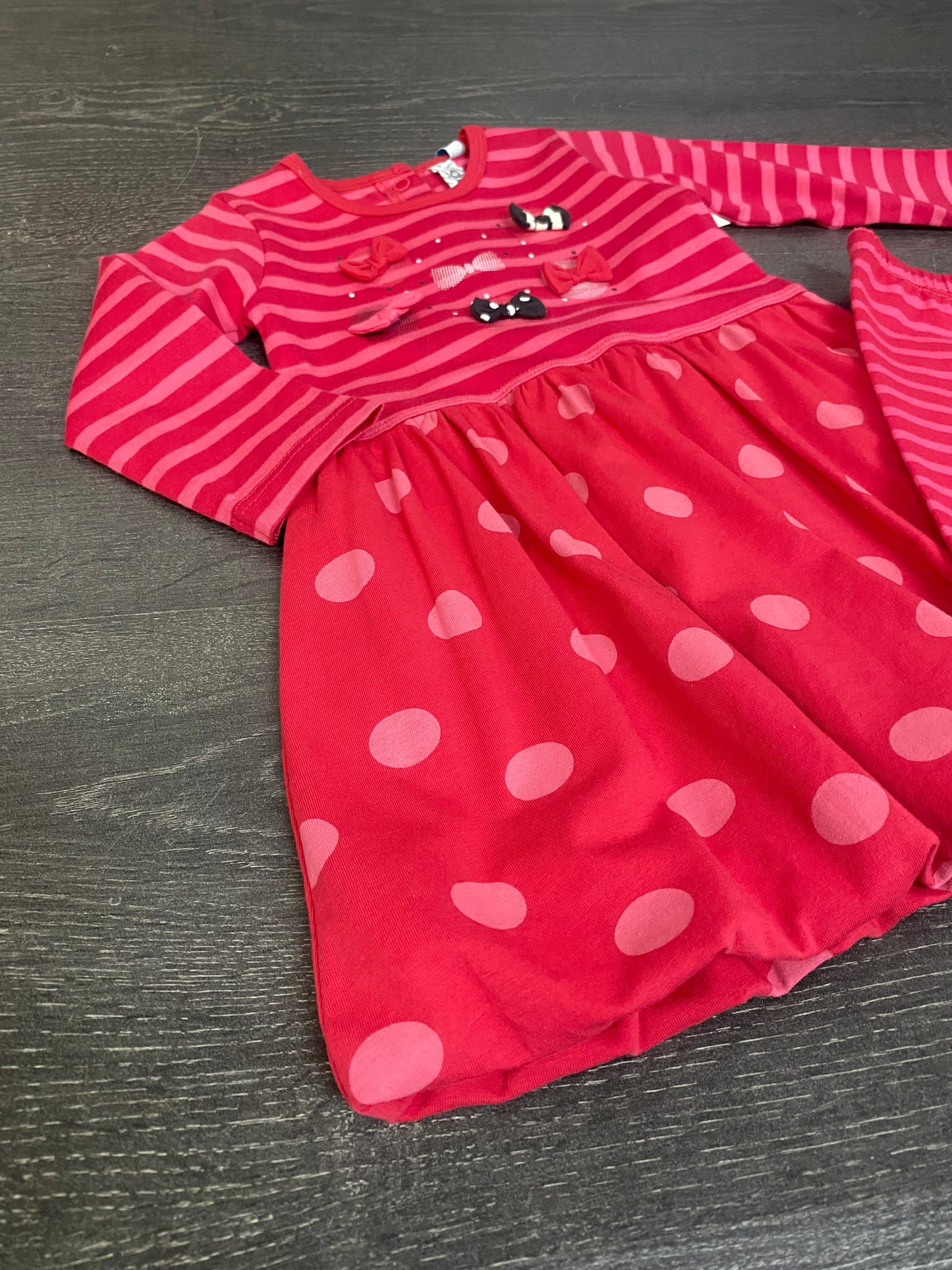 Ensemble nano - 6 mois - robe tunique et legging -
