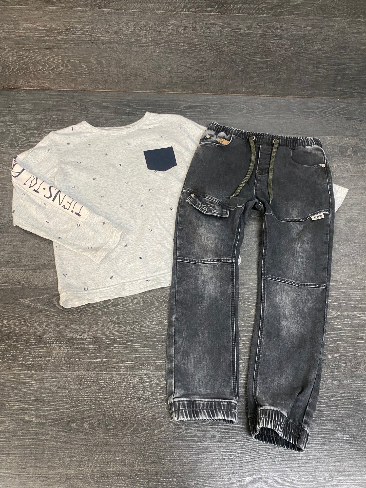 Friperie - manches longues et jeans - 6 ans - souris mini - voir ma note