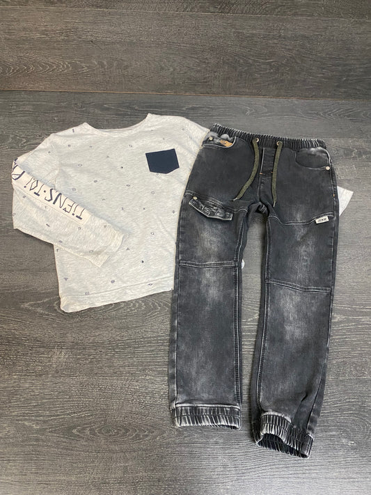 Friperie - manches longues et jeans - 6 ans - souris mini - voir ma note