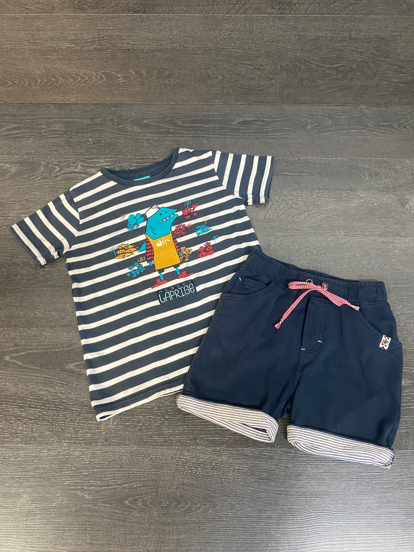 Duo short 6 ans et t - shirt 7 ans souris mini
