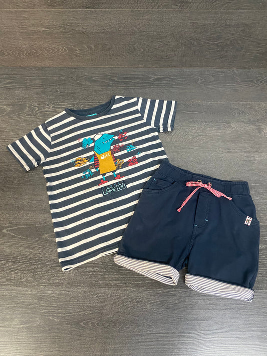 Duo short 6 ans et t - shirt 7 ans souris mini